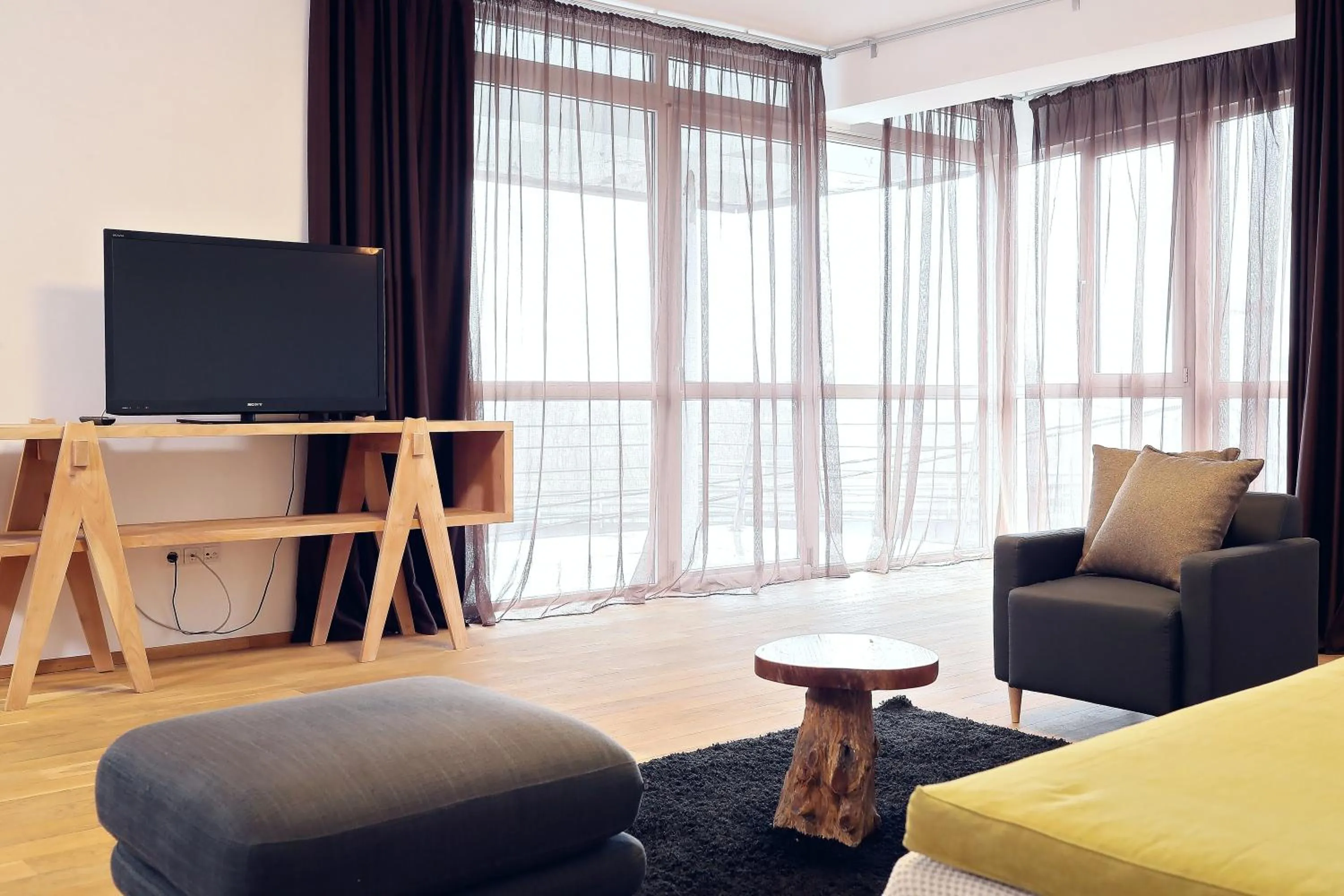 Living room in Living In Aparthotel