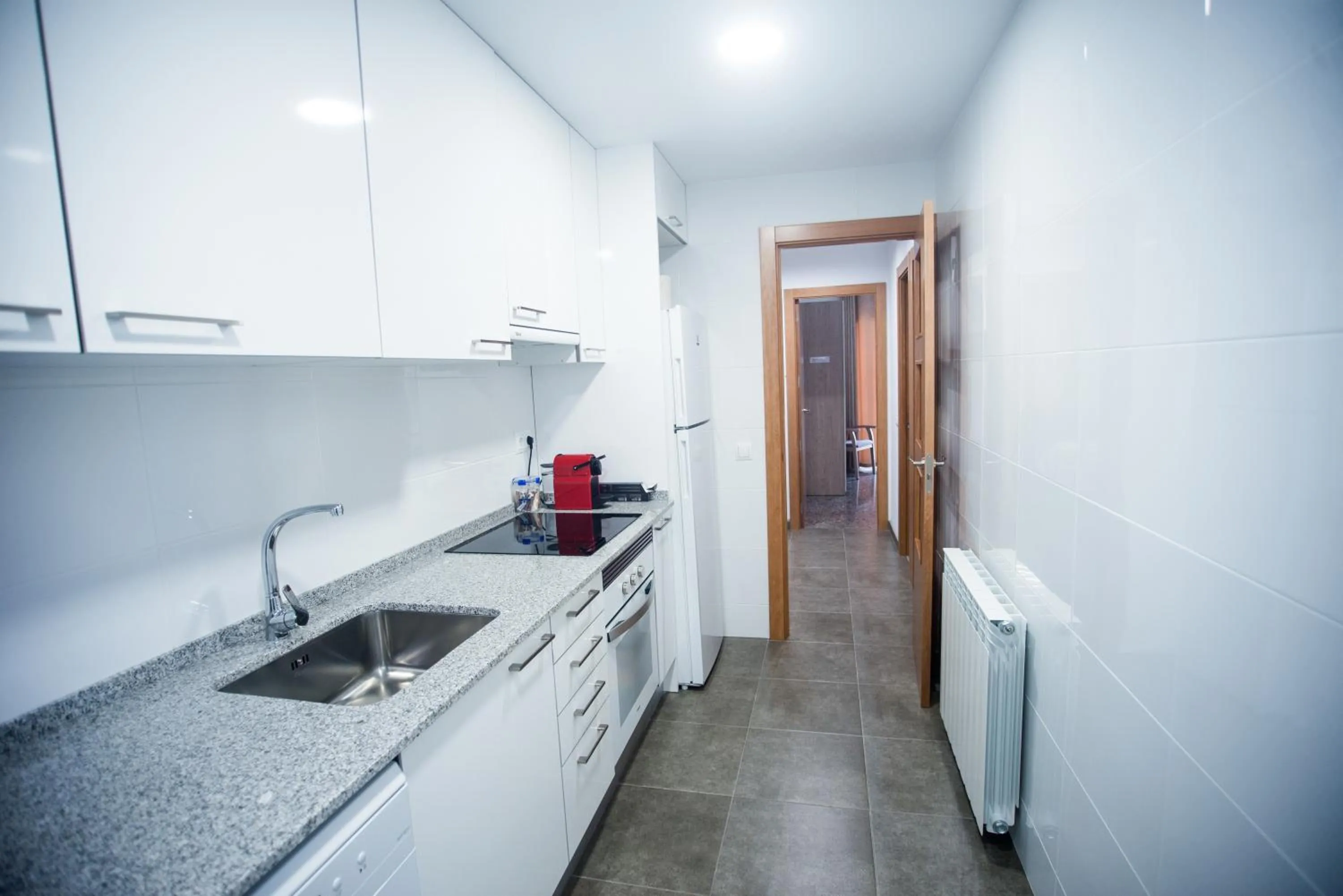 Kitchen or kitchenette in Manresa Apartamentos Turísticos