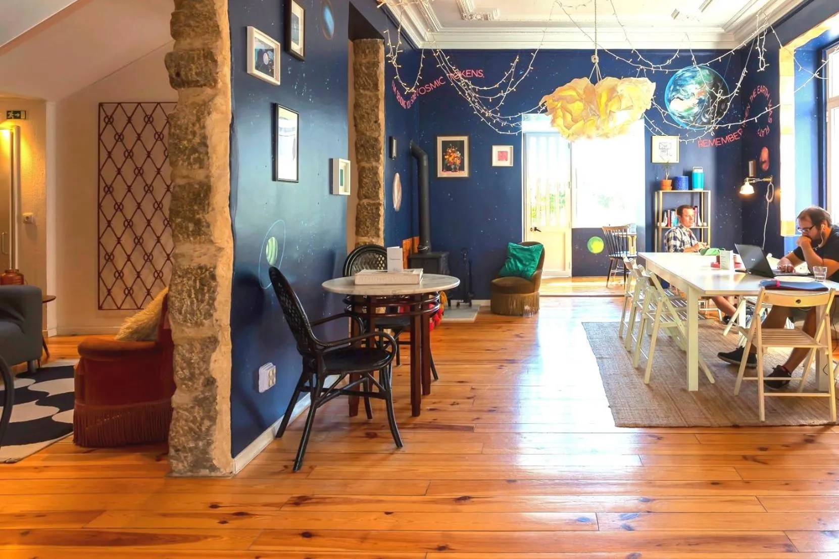 Patio in SUPERNOVA Hostel