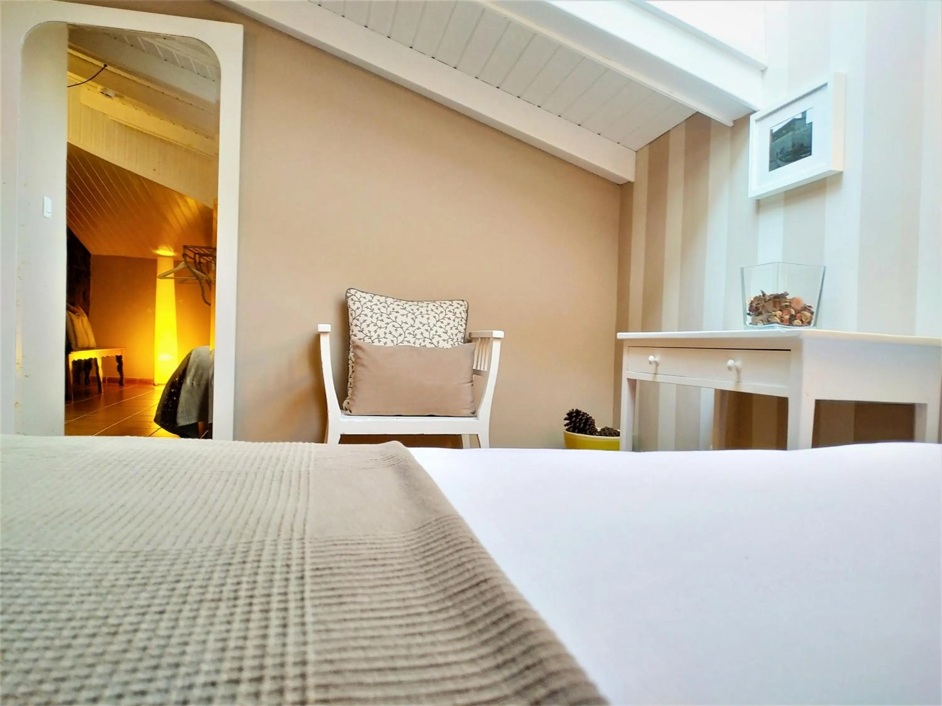 Bedroom, Bed in Hotel Rural Curia