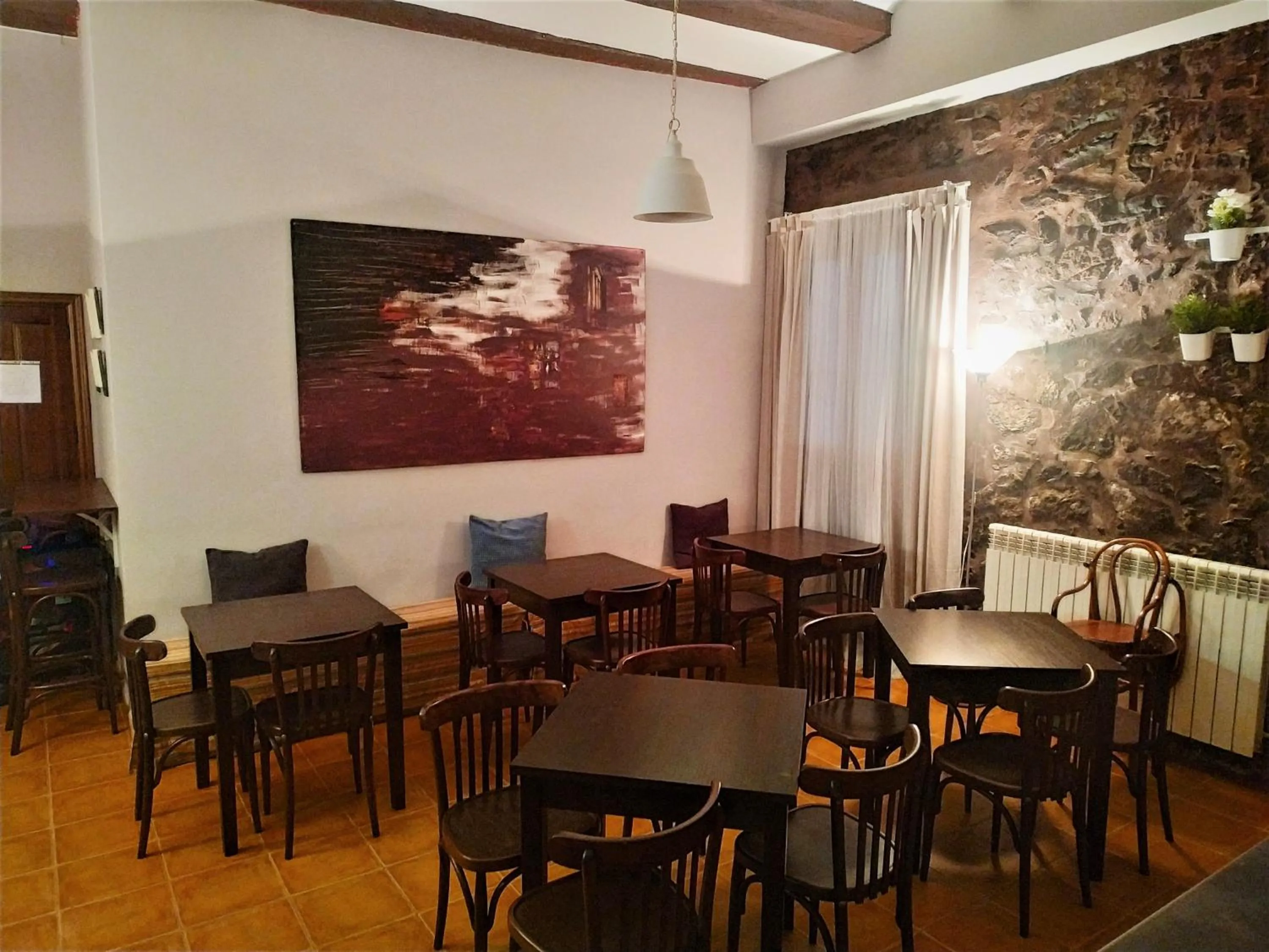 Lounge or bar in Hotel Rural Curia