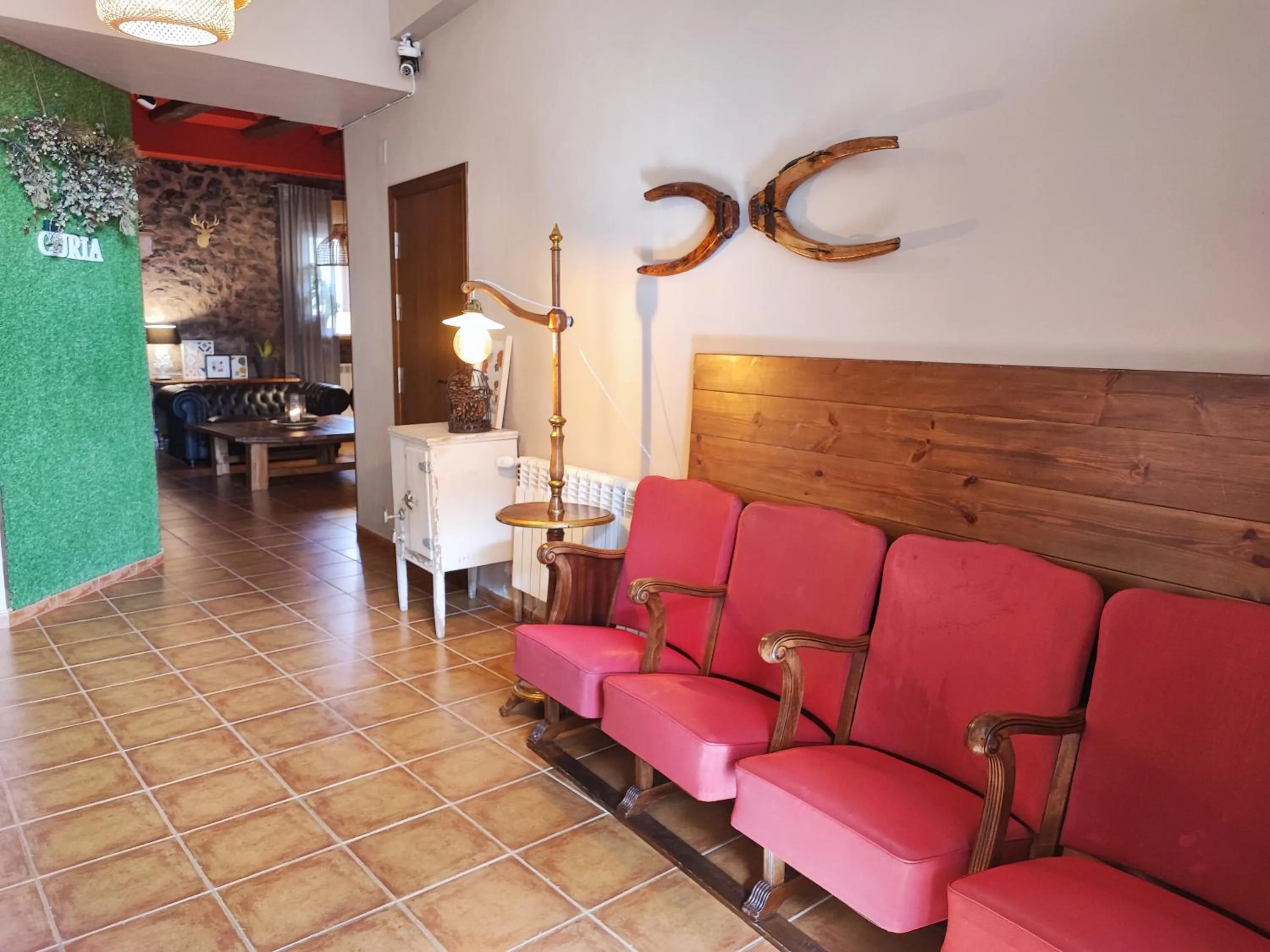 Lobby or reception in Hotel Rural Curia