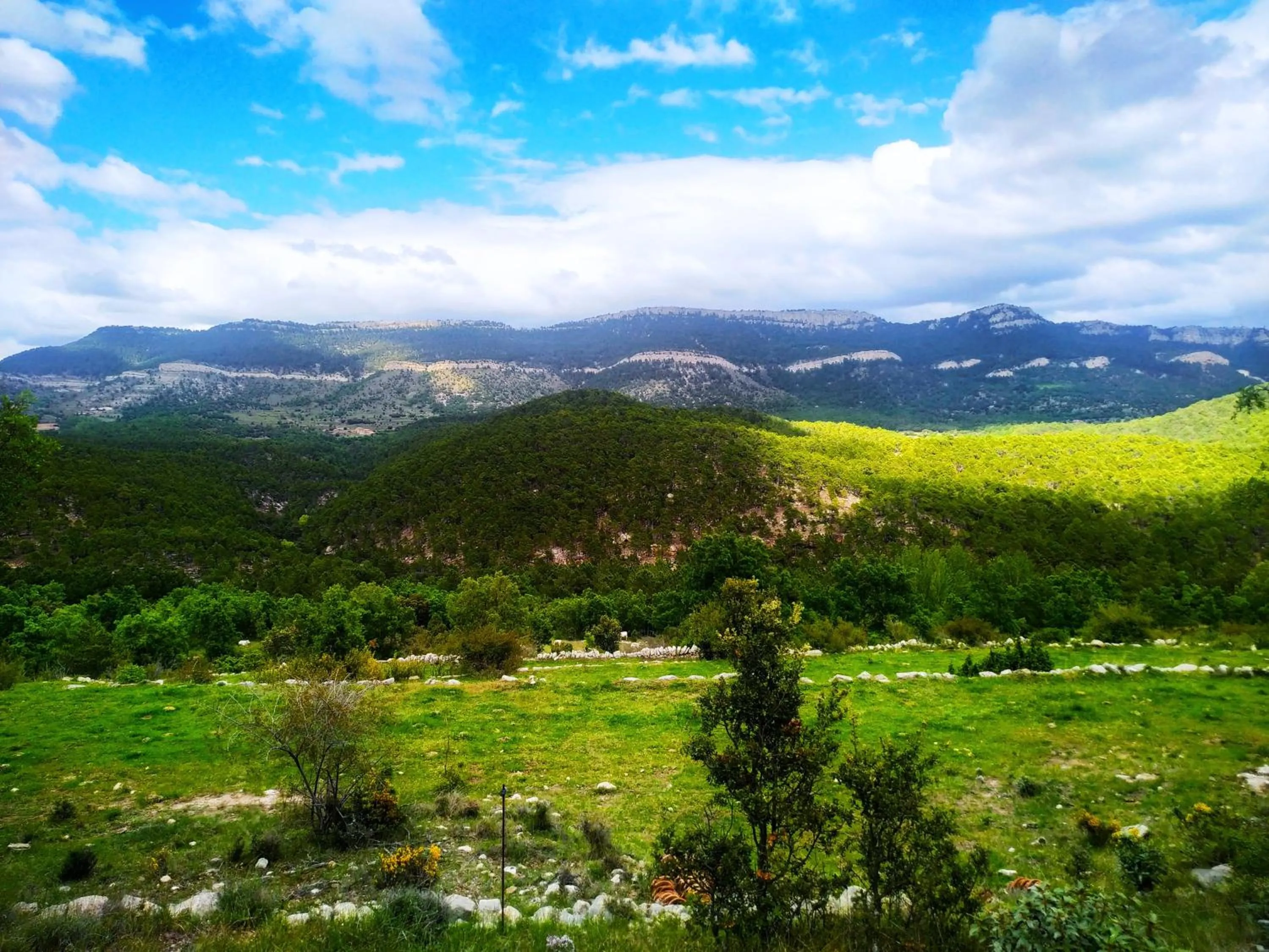 Natural landscape in Hotel Rural Curia