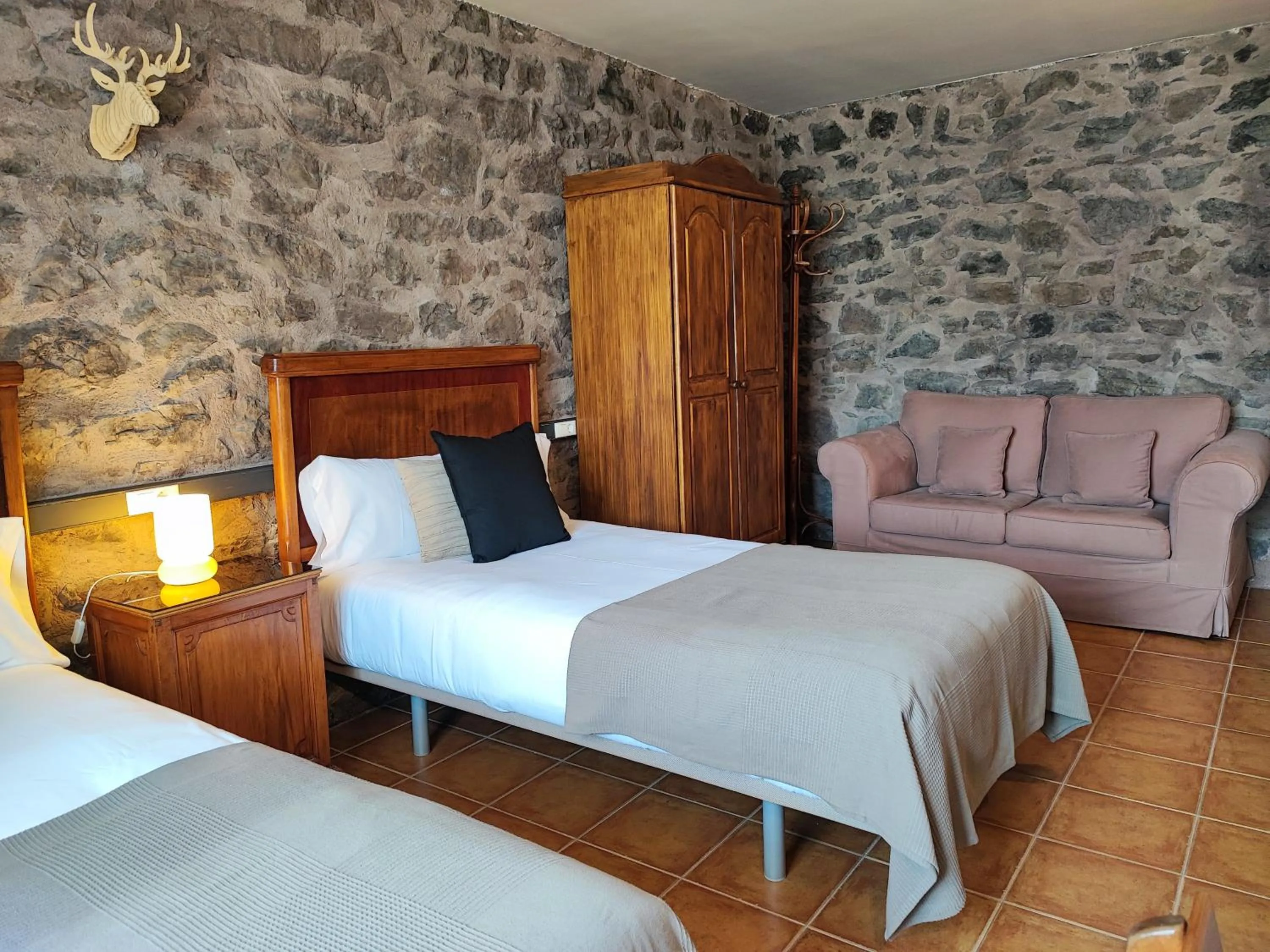 Bed in Hotel Rural Curia