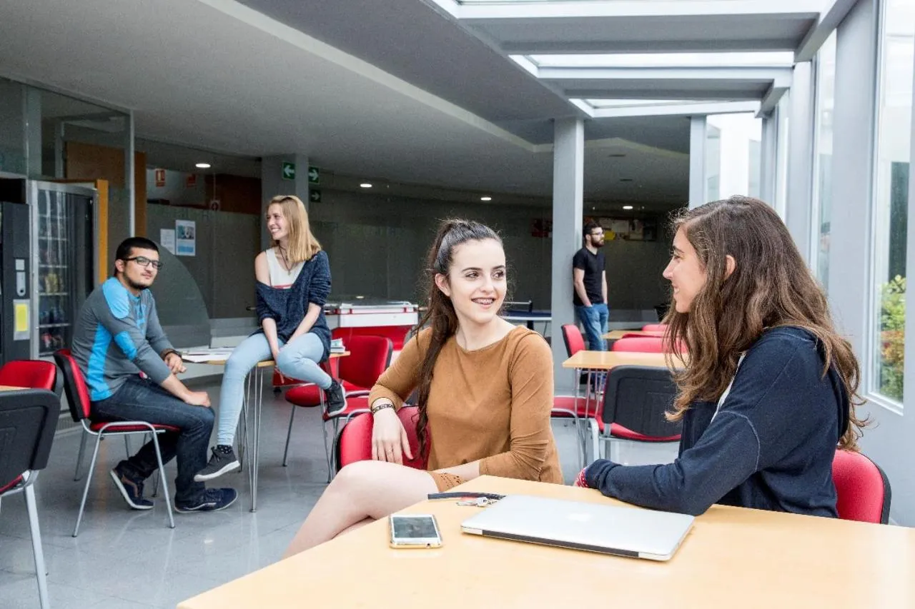 Communal lounge/ TV room in Residencia Universitaria Resa O Castro