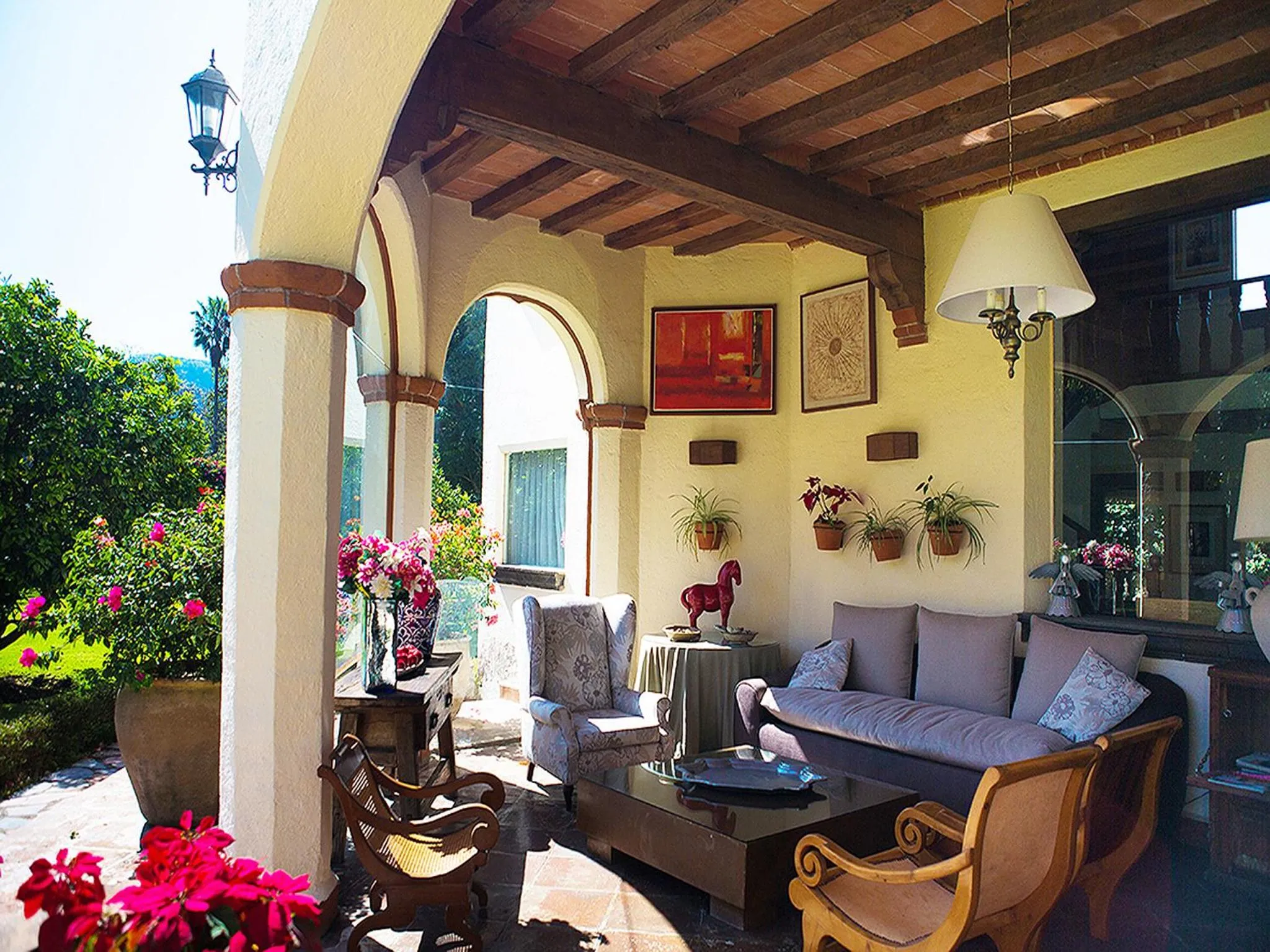 Decorative detail in Casa Bugambilia, Un Pequeño Hotel en Tepoztlán