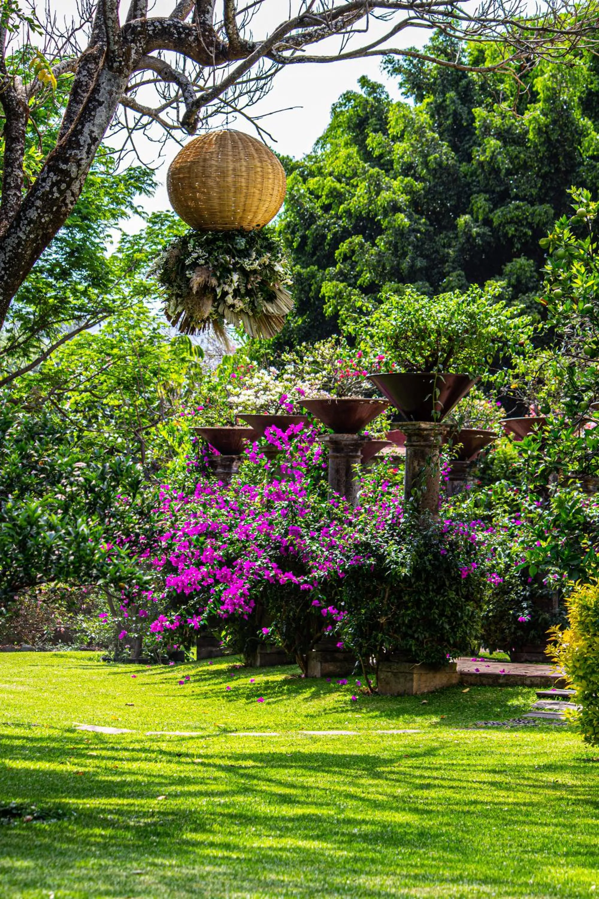 Garden in Casa Bugambilia, Un Pequeño Hotel en Tepoztlán