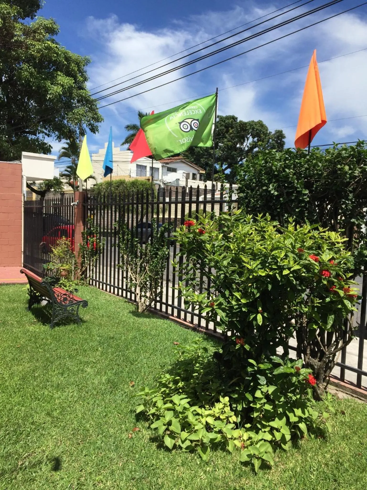 Property building in Hotel La Posada del Angel