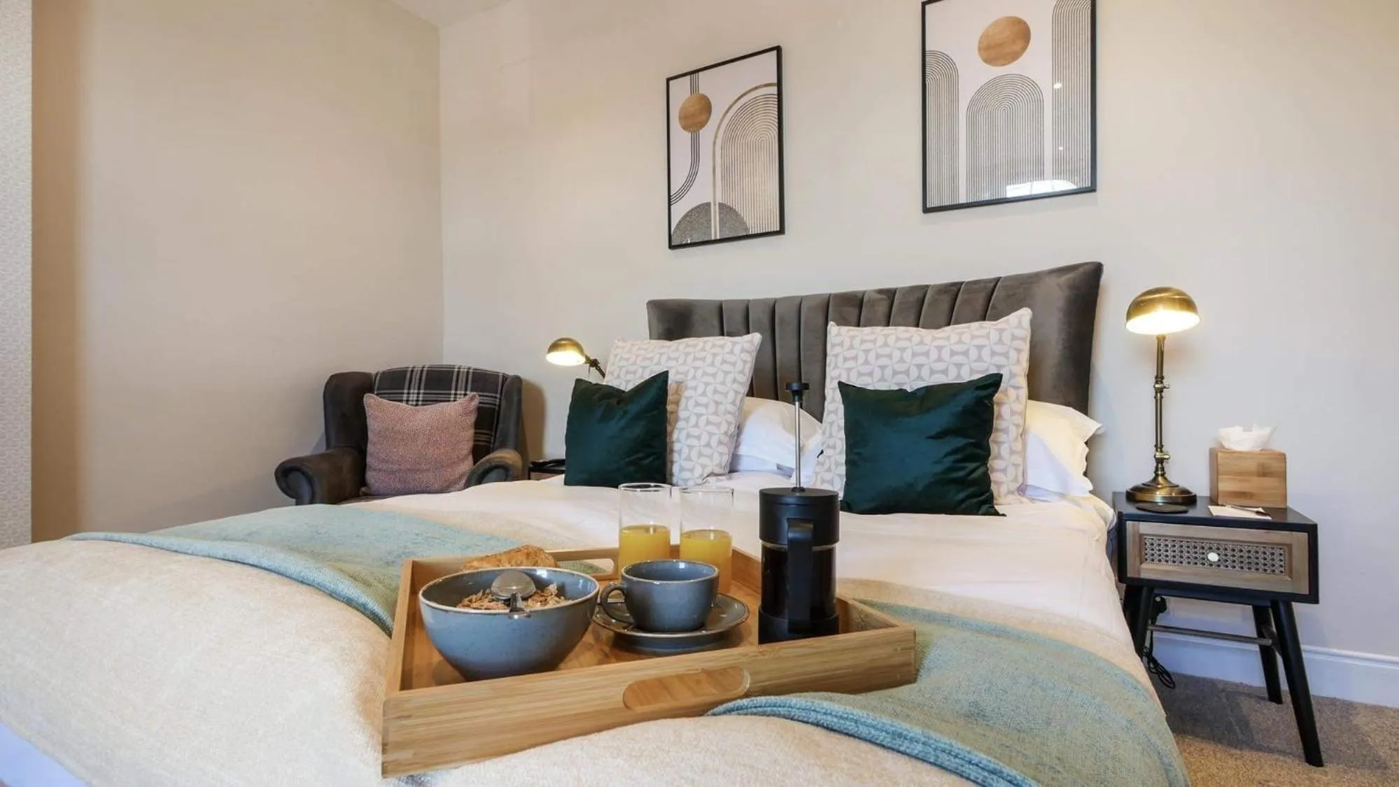 Bedroom, Bed in The Greenhead Hotel