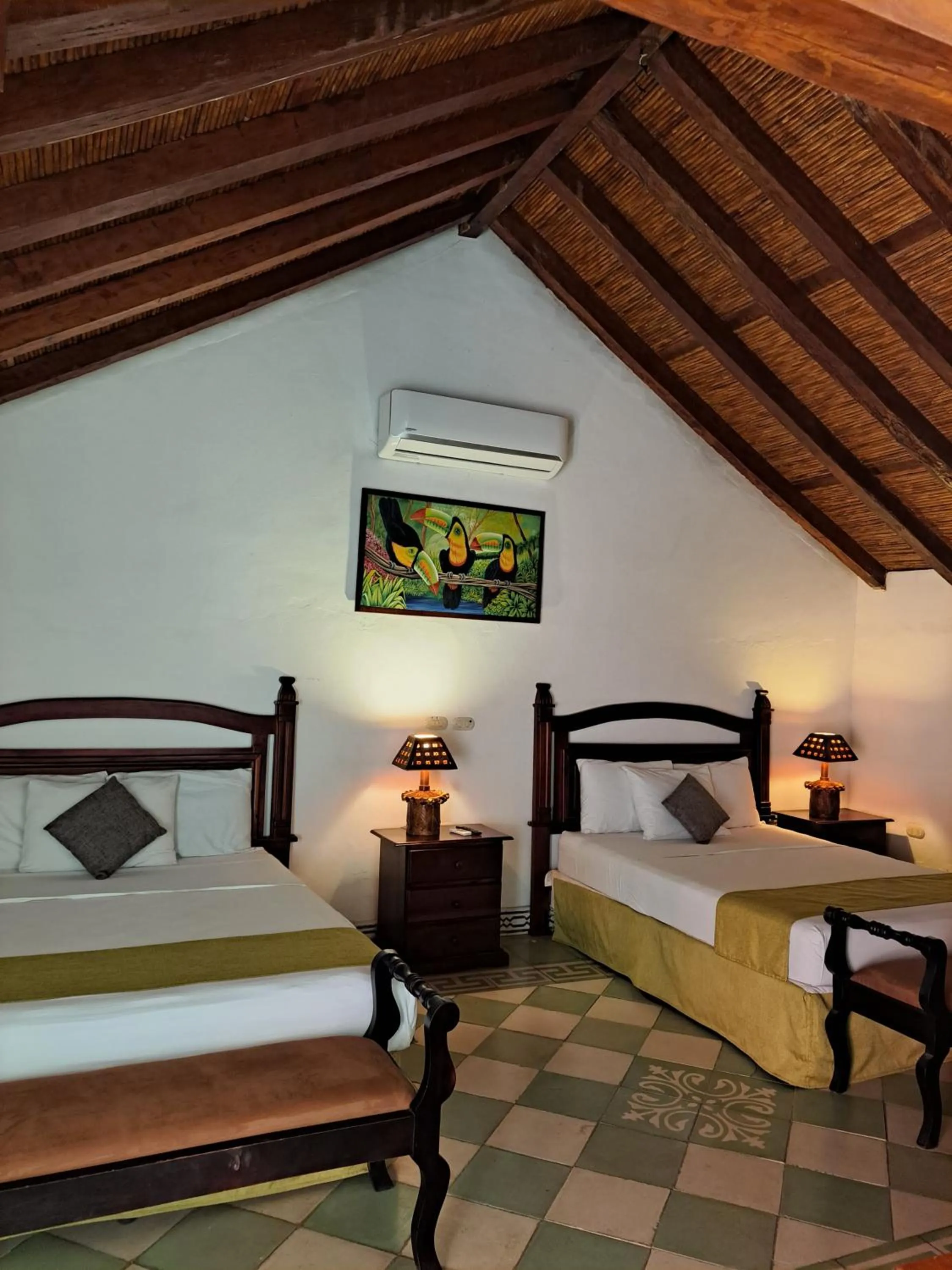 Bed in Hotel Casa del Consulado