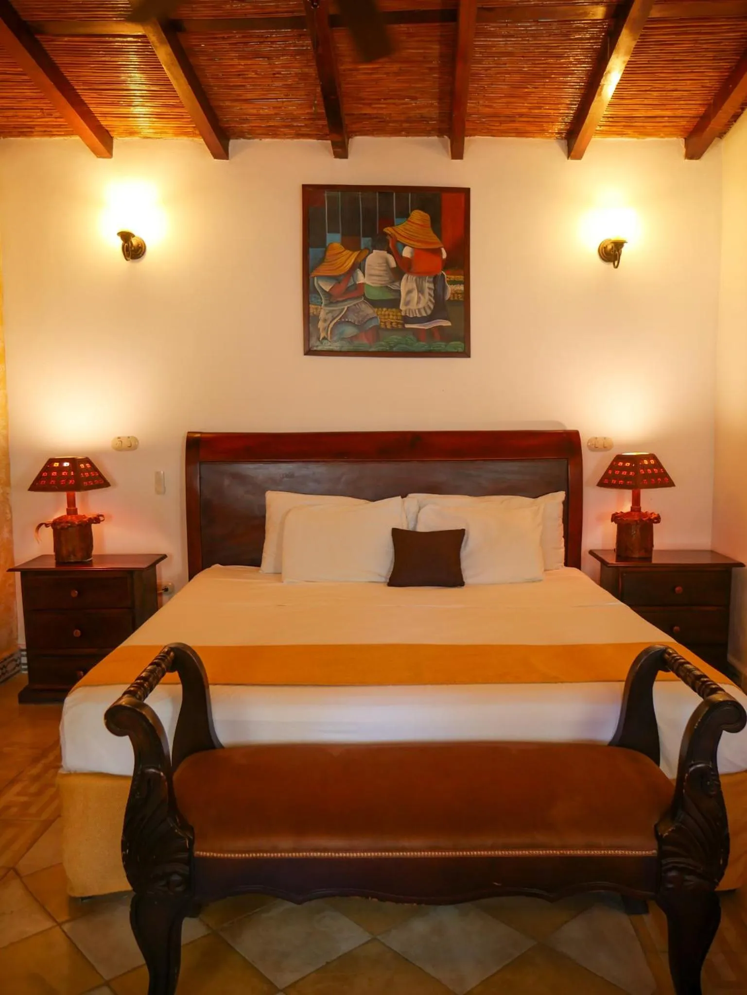 Bed in Hotel Casa del Consulado