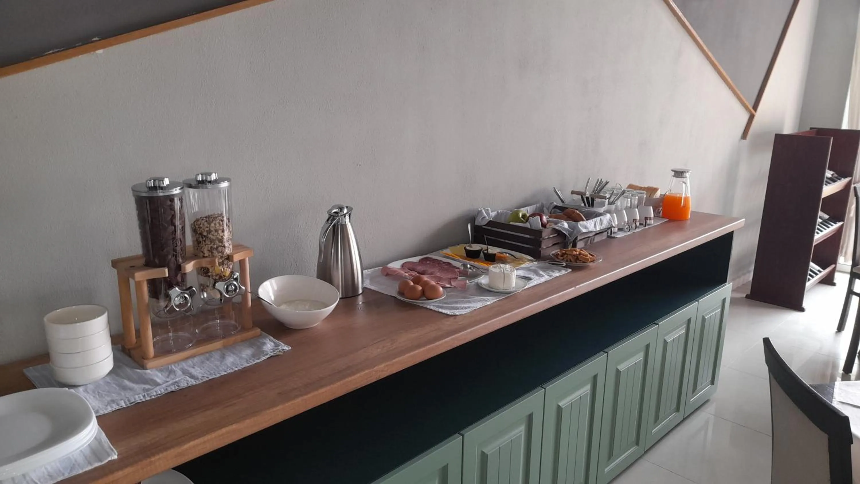 Buffet breakfast in Family Hotel Saga