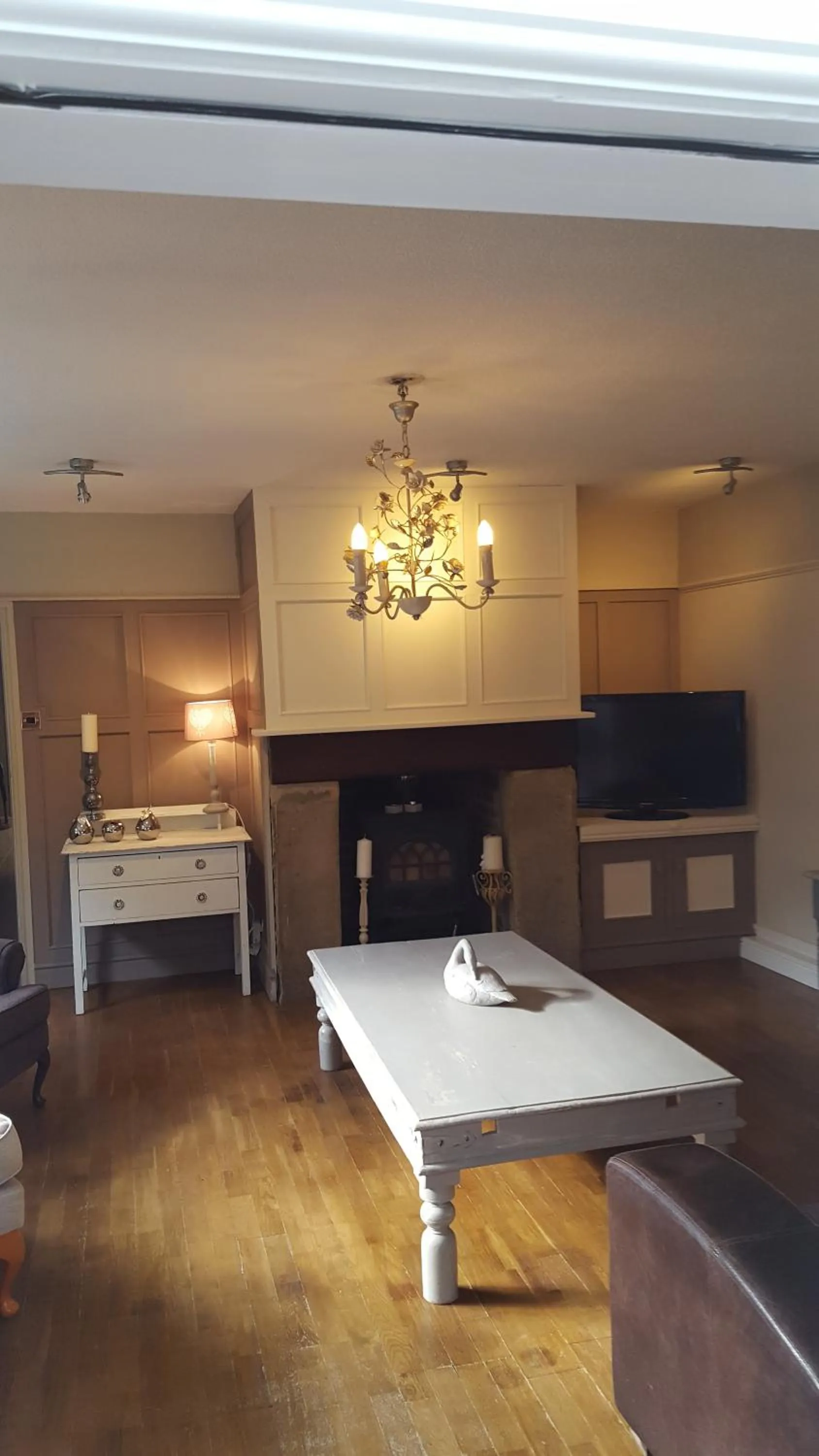 Living room in The White Dove Bed and Breakfast with Glamping Newark showground