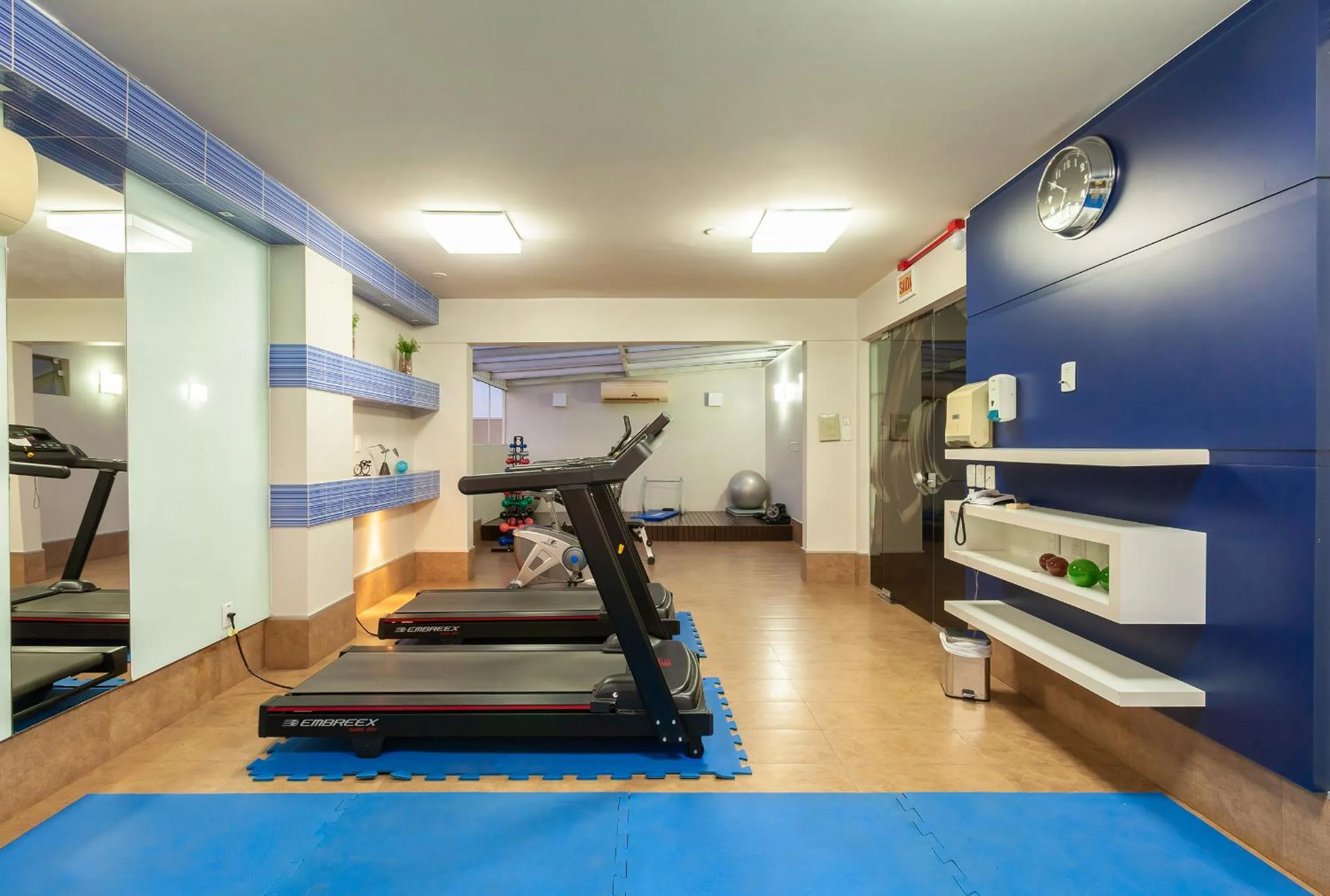 Fitness centre/facilities in Tri Hotel Executive Criciúma