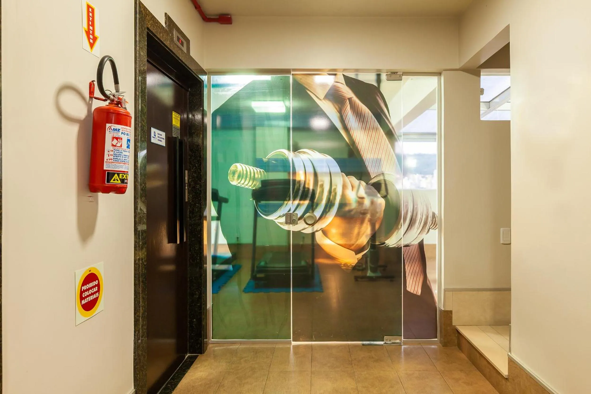 Fitness centre/facilities in Tri Hotel Executive Criciúma