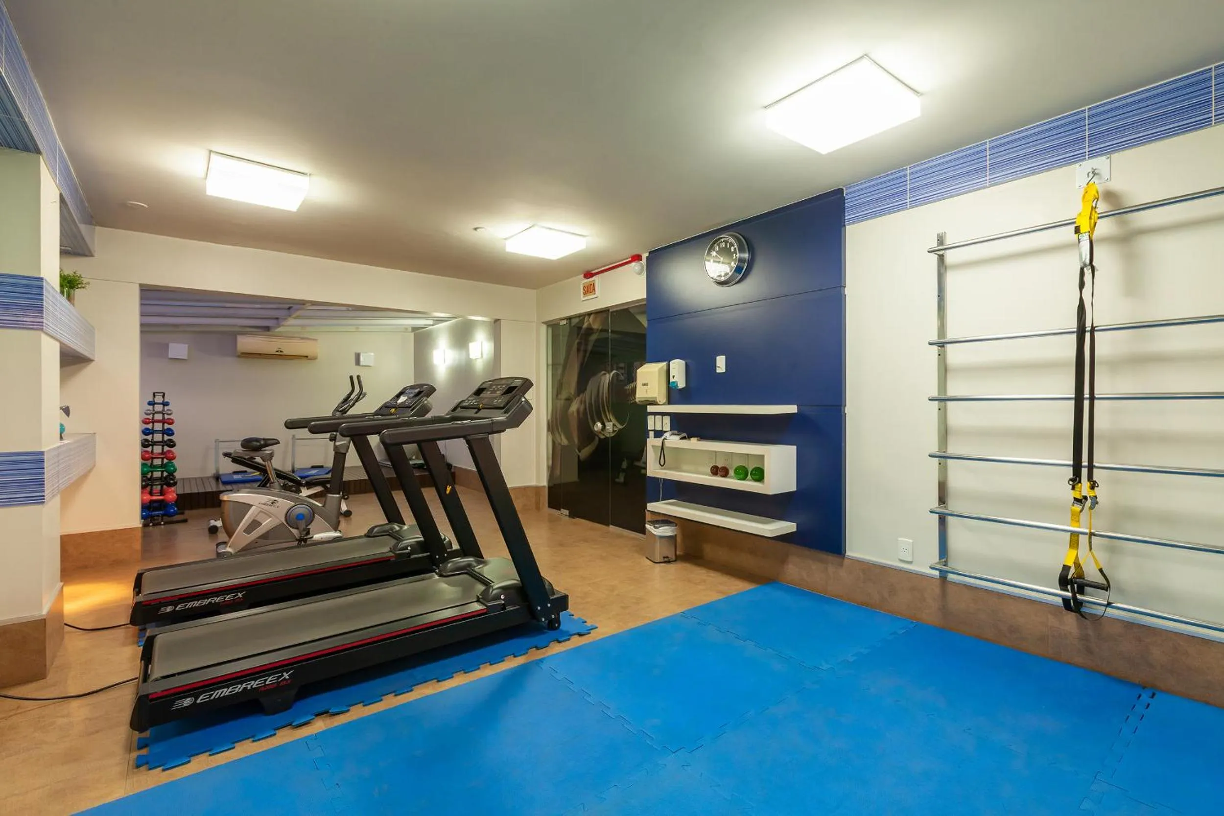 Fitness centre/facilities in Tri Hotel Executive Criciúma