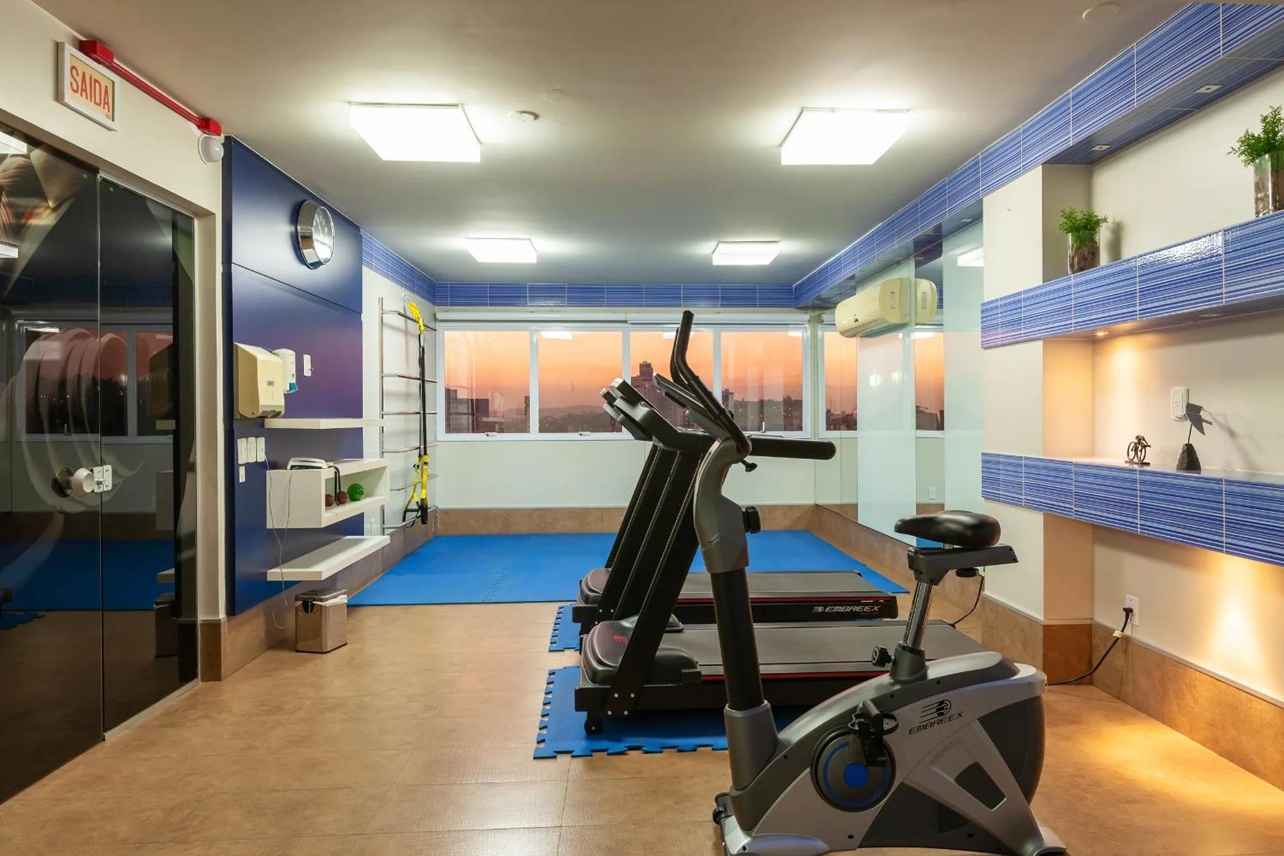Fitness centre/facilities in Tri Hotel Executive Criciúma