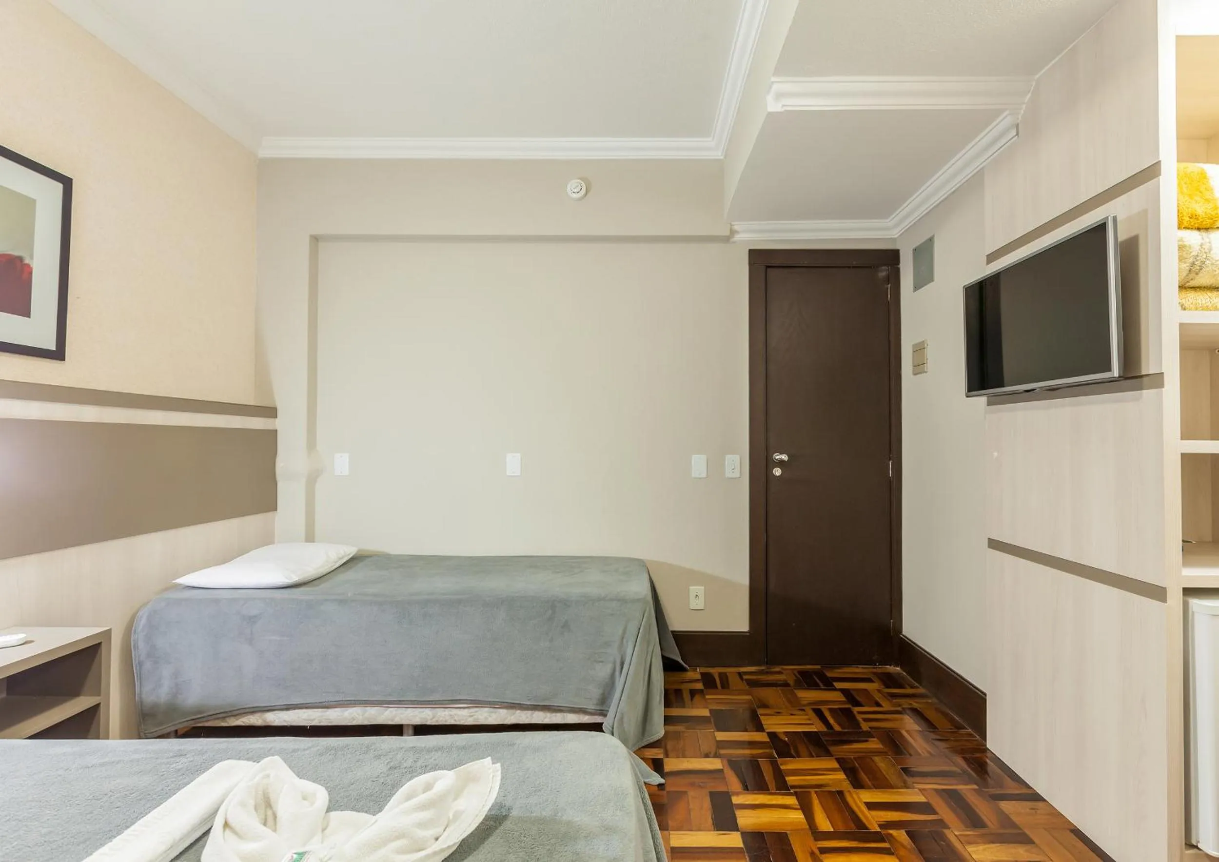 Bedroom, Bed in Tri Hotel Criciúma