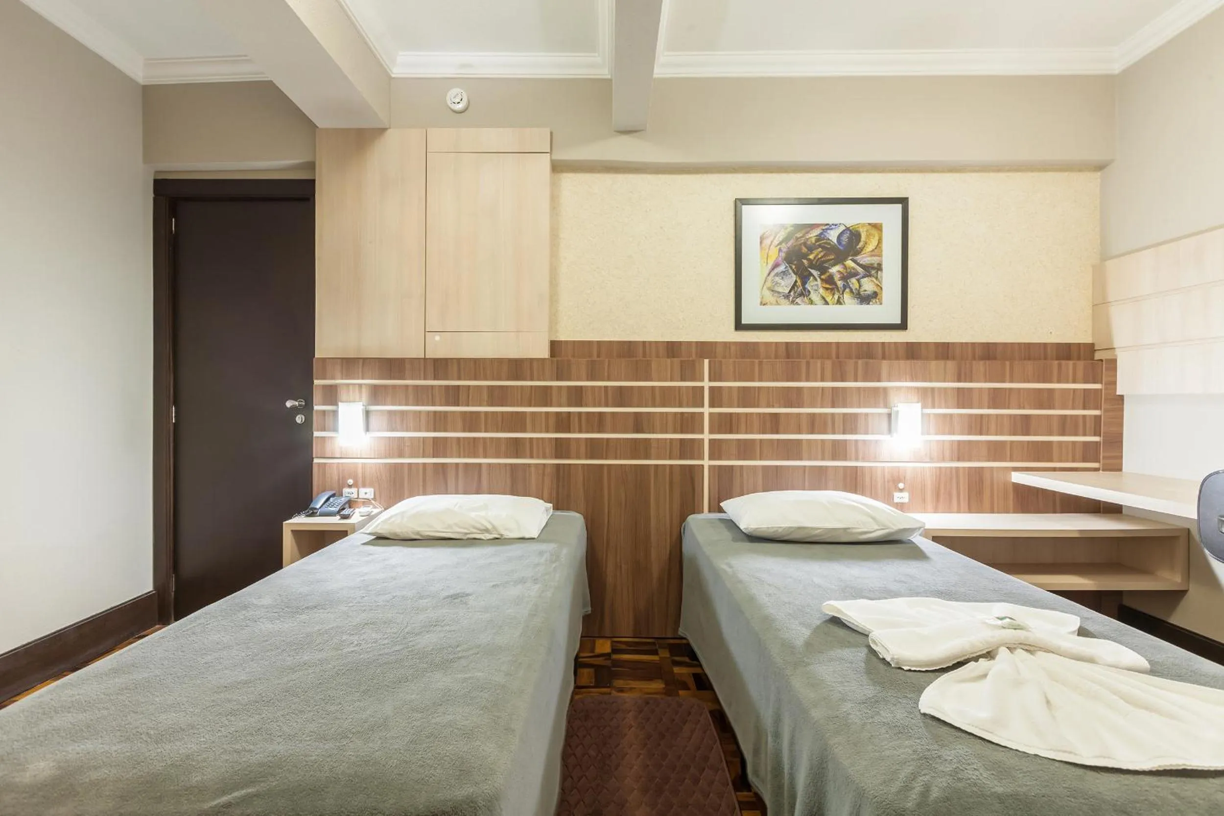 Bedroom, Bed in Tri Hotel Criciúma