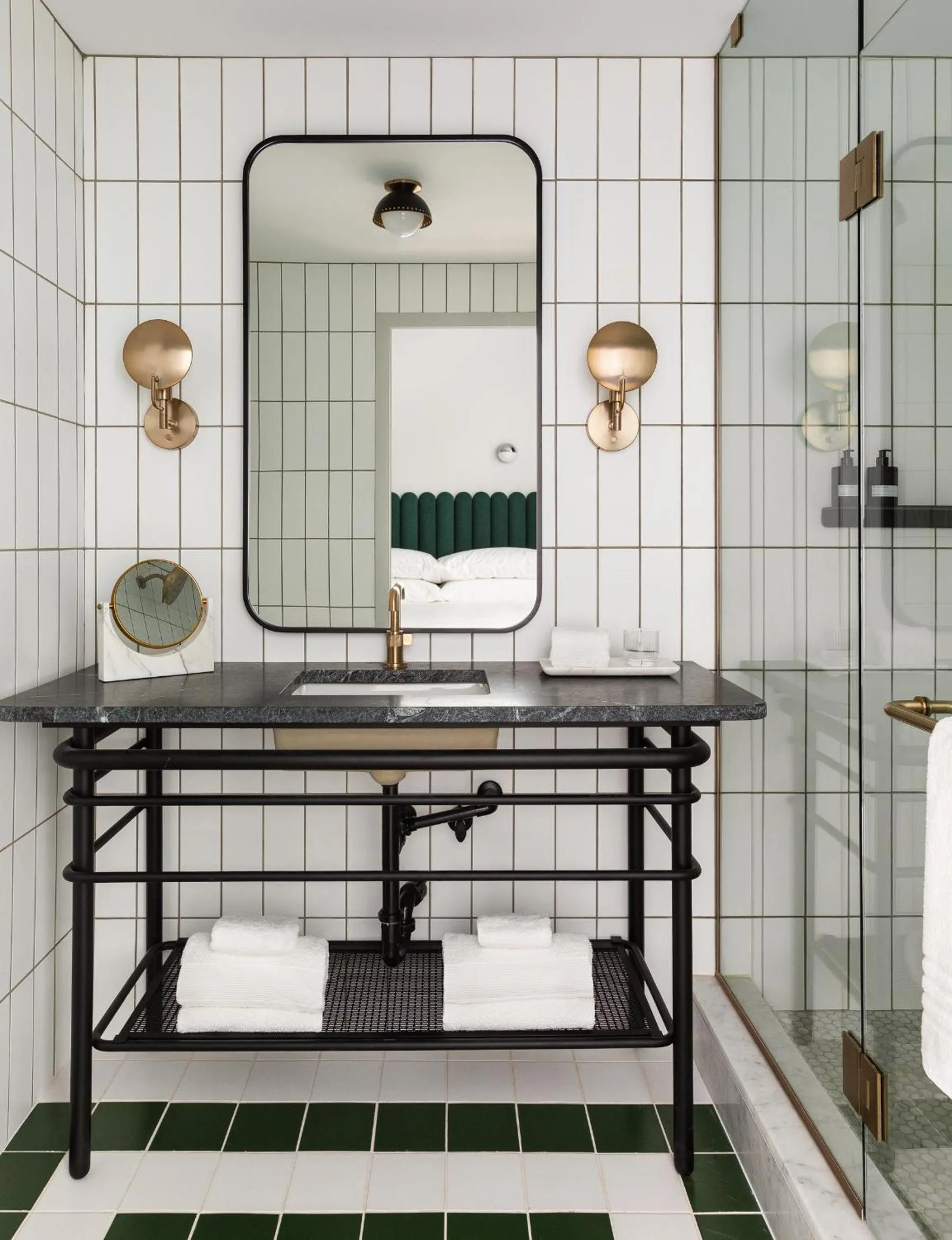 Bathroom in Woodlark Hotel Portland, a Tribute Portfolio Hotel