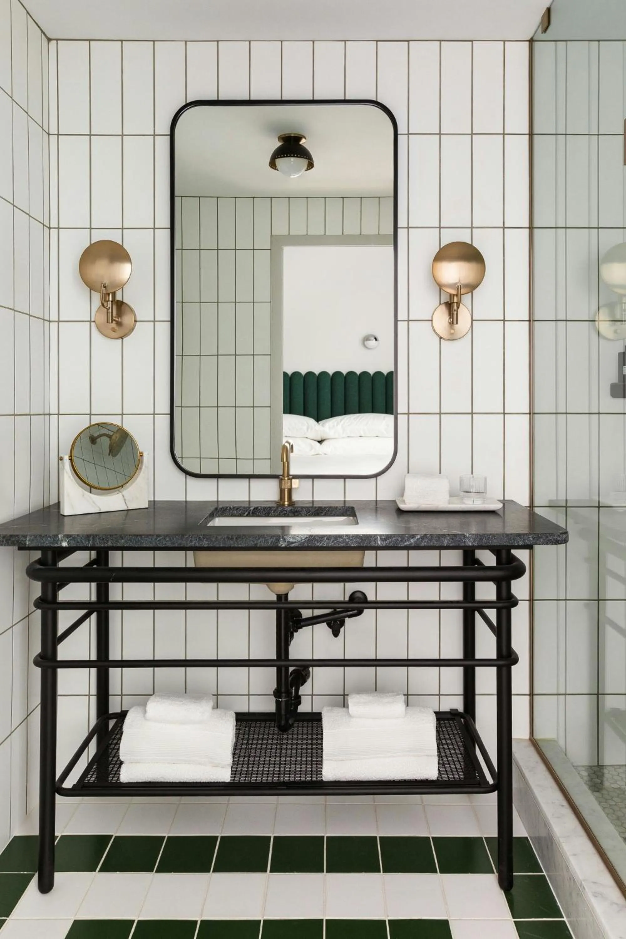 Bathroom in Woodlark Hotel Portland, a Tribute Portfolio Hotel