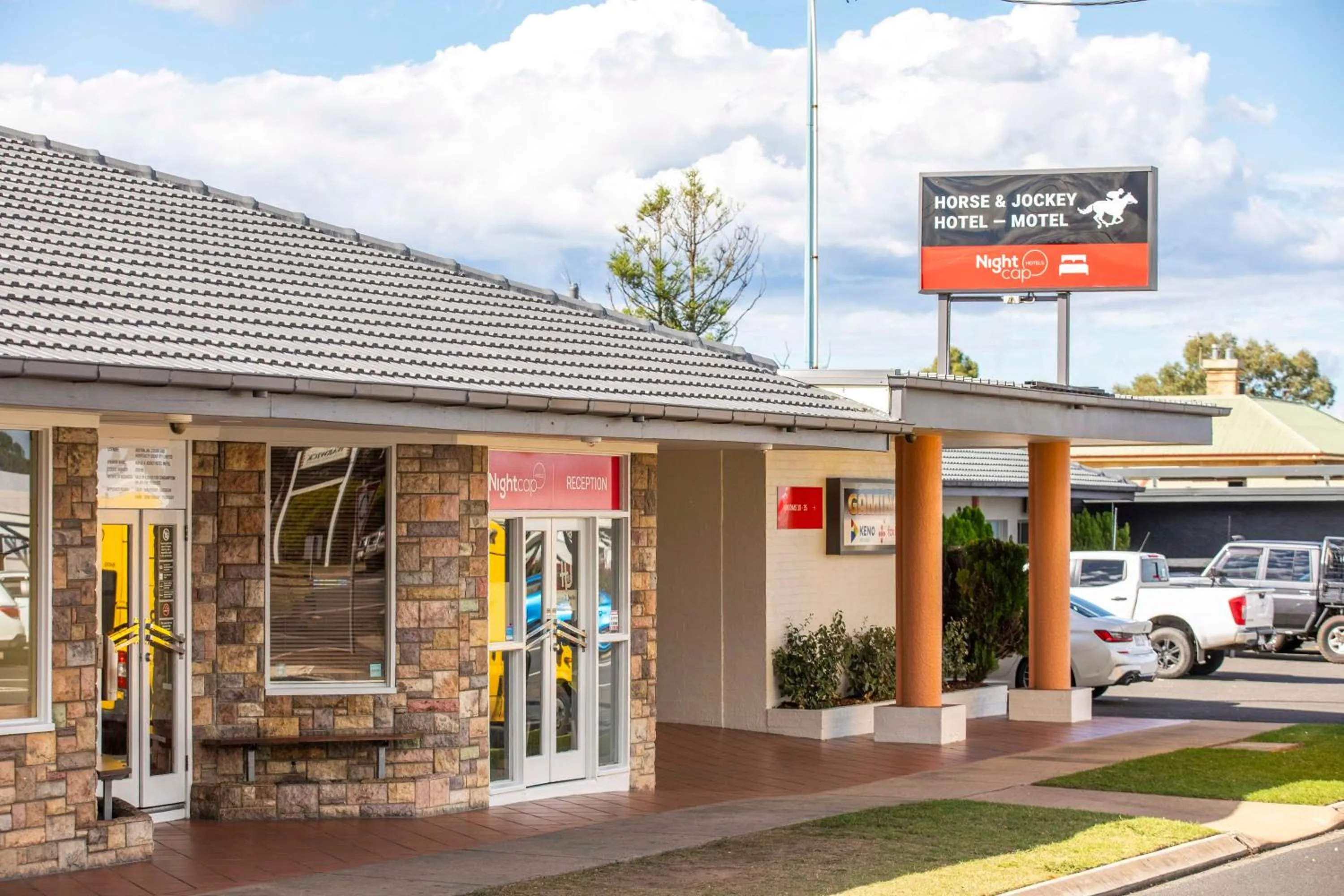 Property building in Nightcap at Horse & Jockey Hotel Warwick