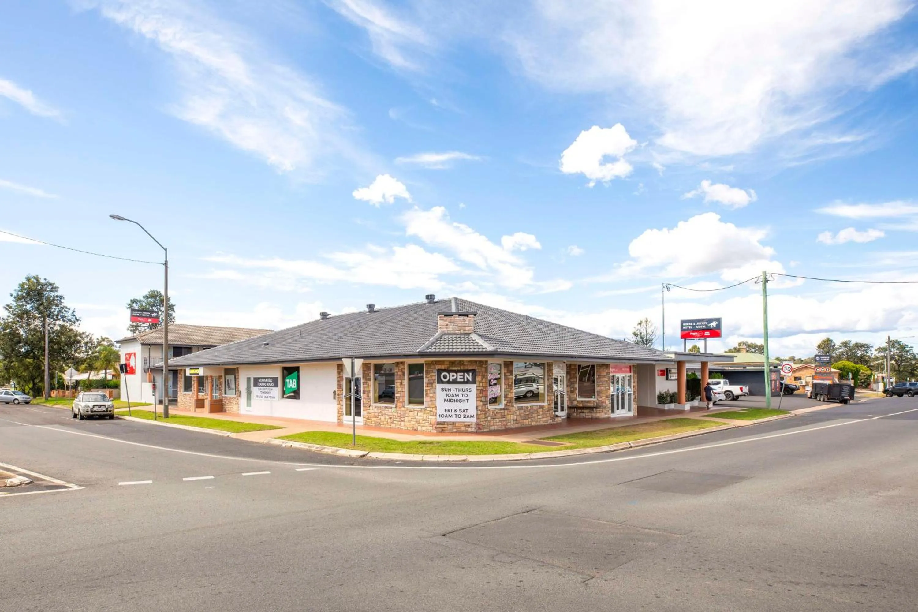 Property building in Nightcap at Horse & Jockey Hotel Warwick