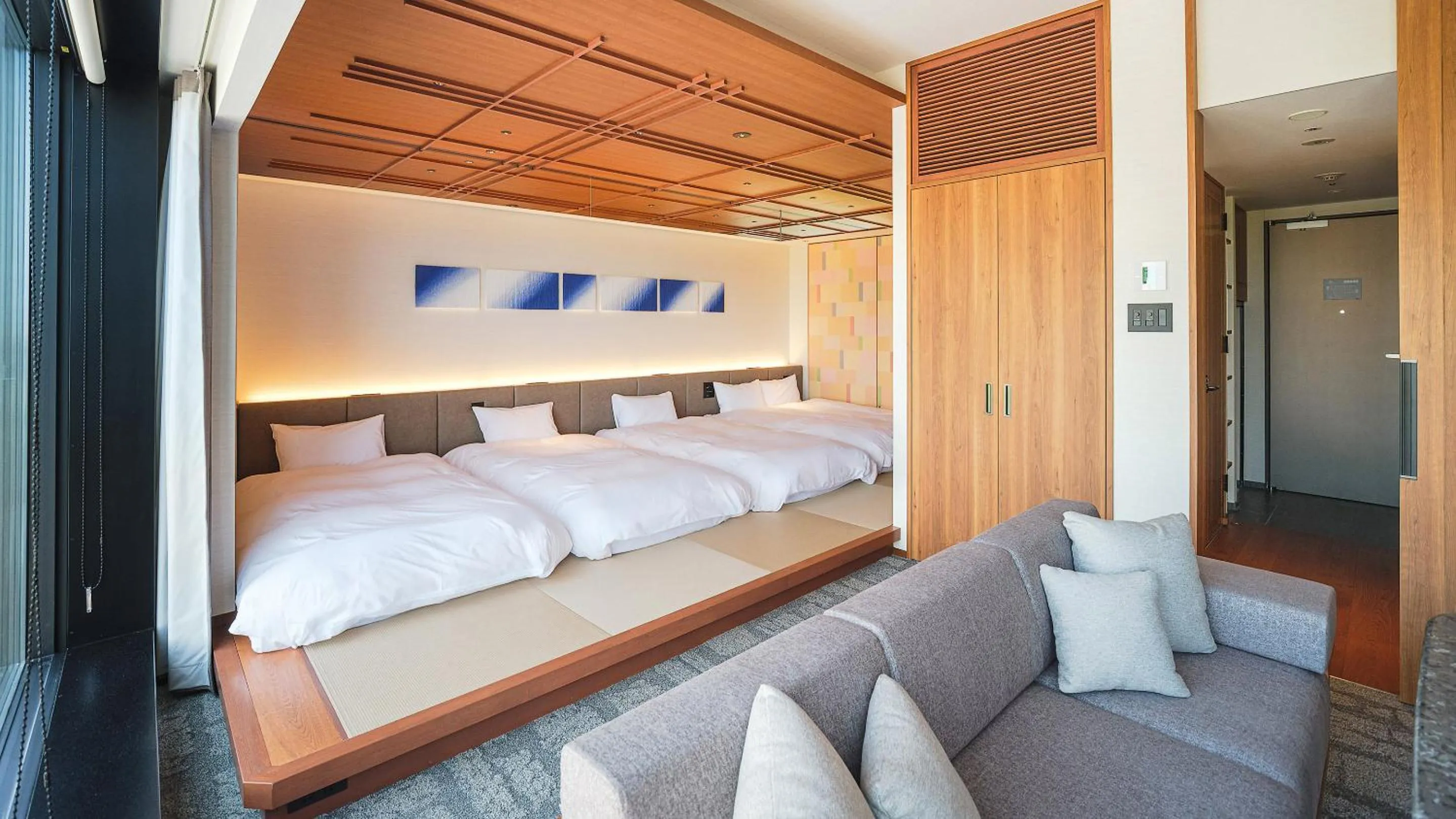 Photo of the whole room, Bed in HOTEL＆SPA CENTURY MARINA HAKODATE