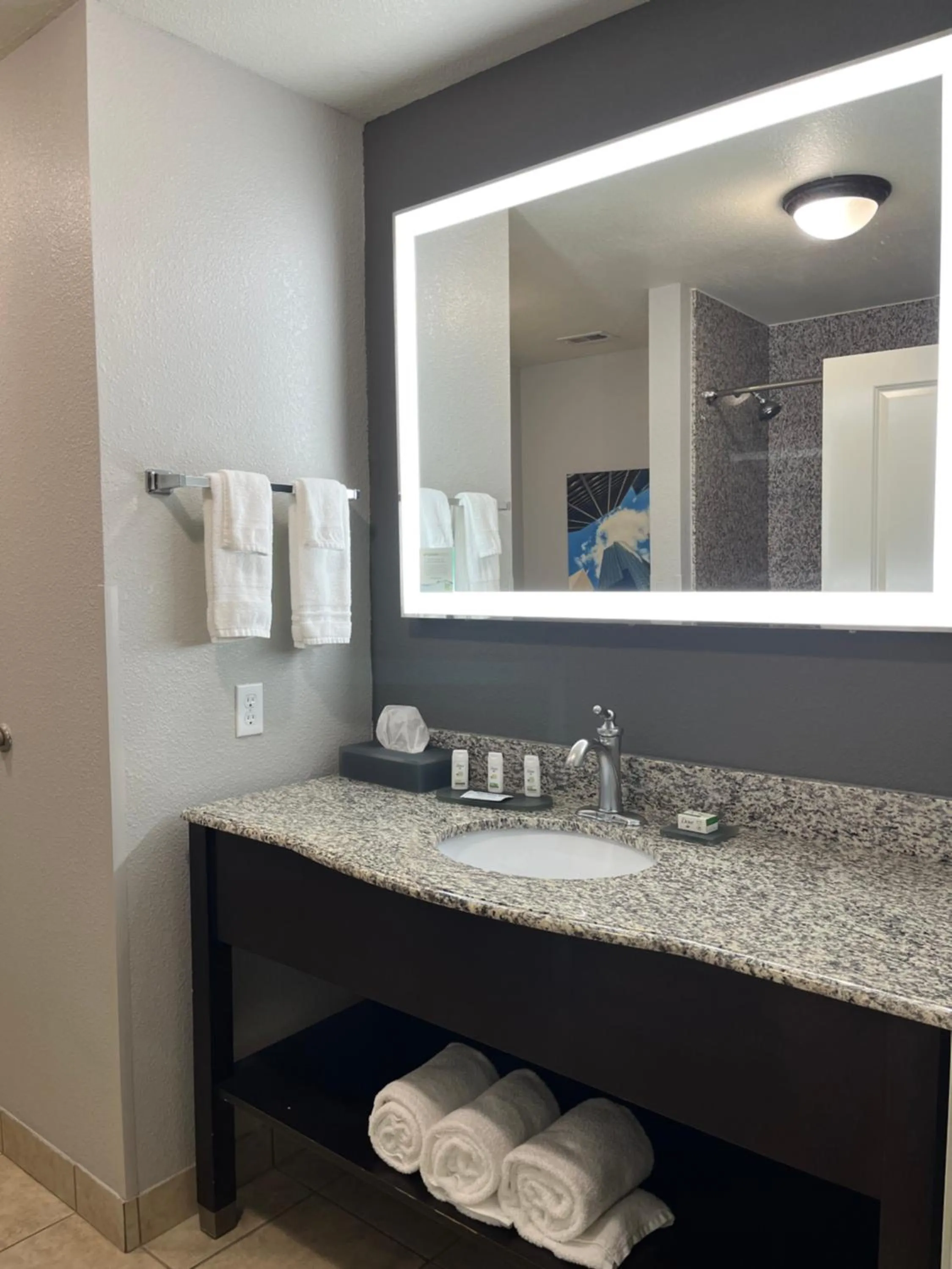 Bathroom in La Quinta by Wyndham Houston Energy Corridor