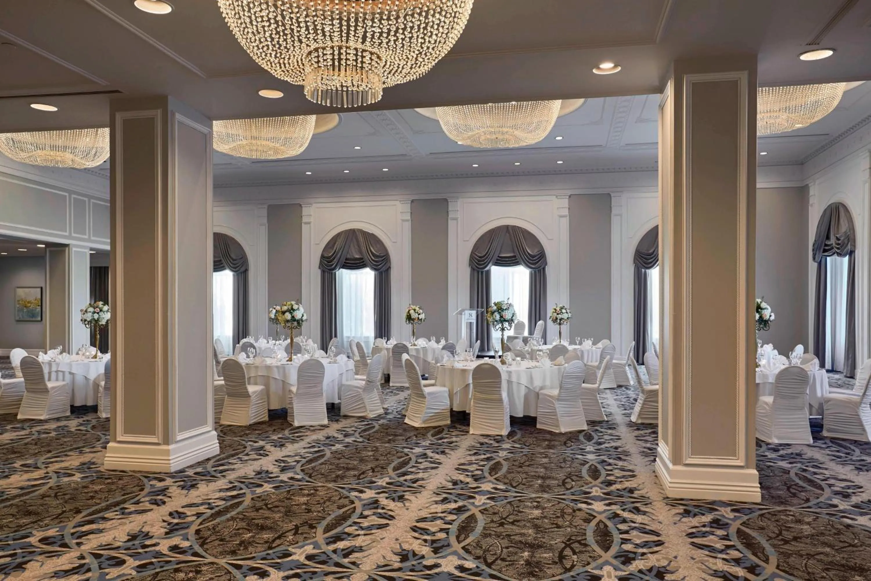 Lobby or reception in The Hotel Saskatchewan, Autograph Collection