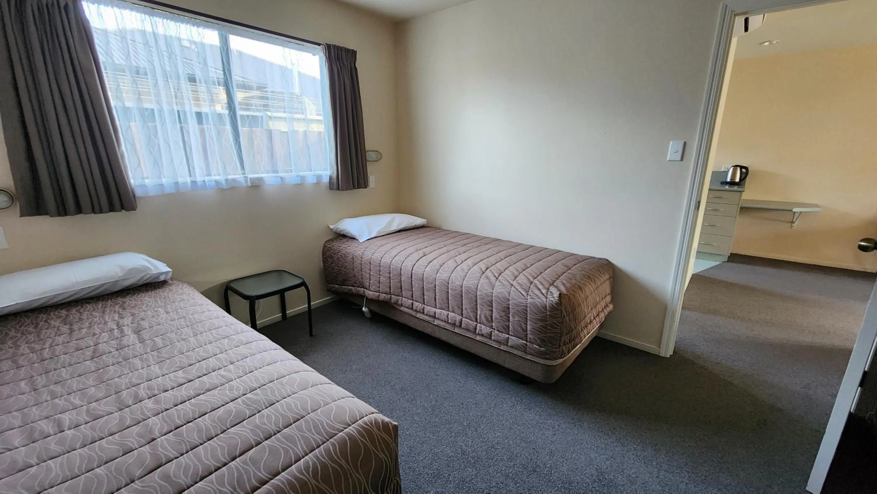 Bedroom, Bed in Ashburton's Regency Motel