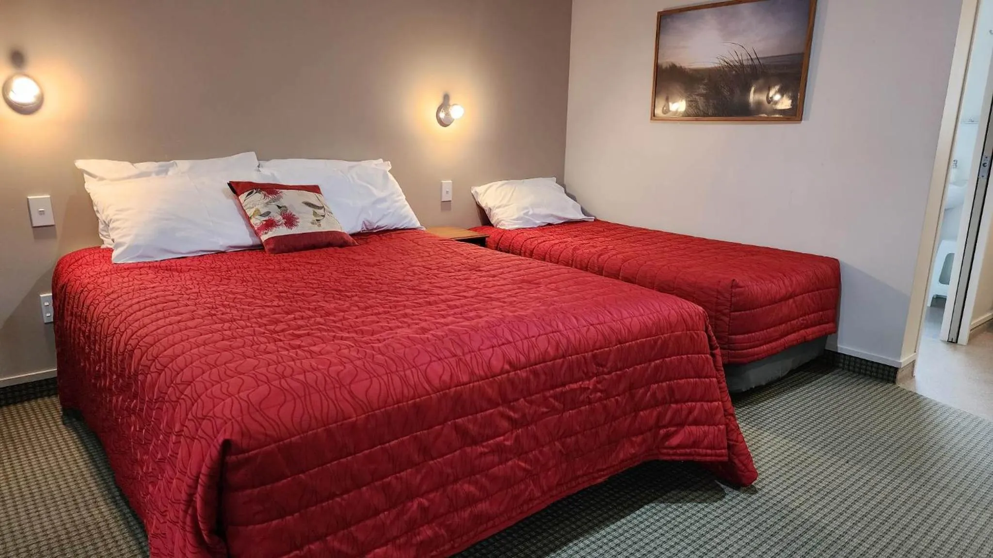 Bed in Ashburton's Regency Motel