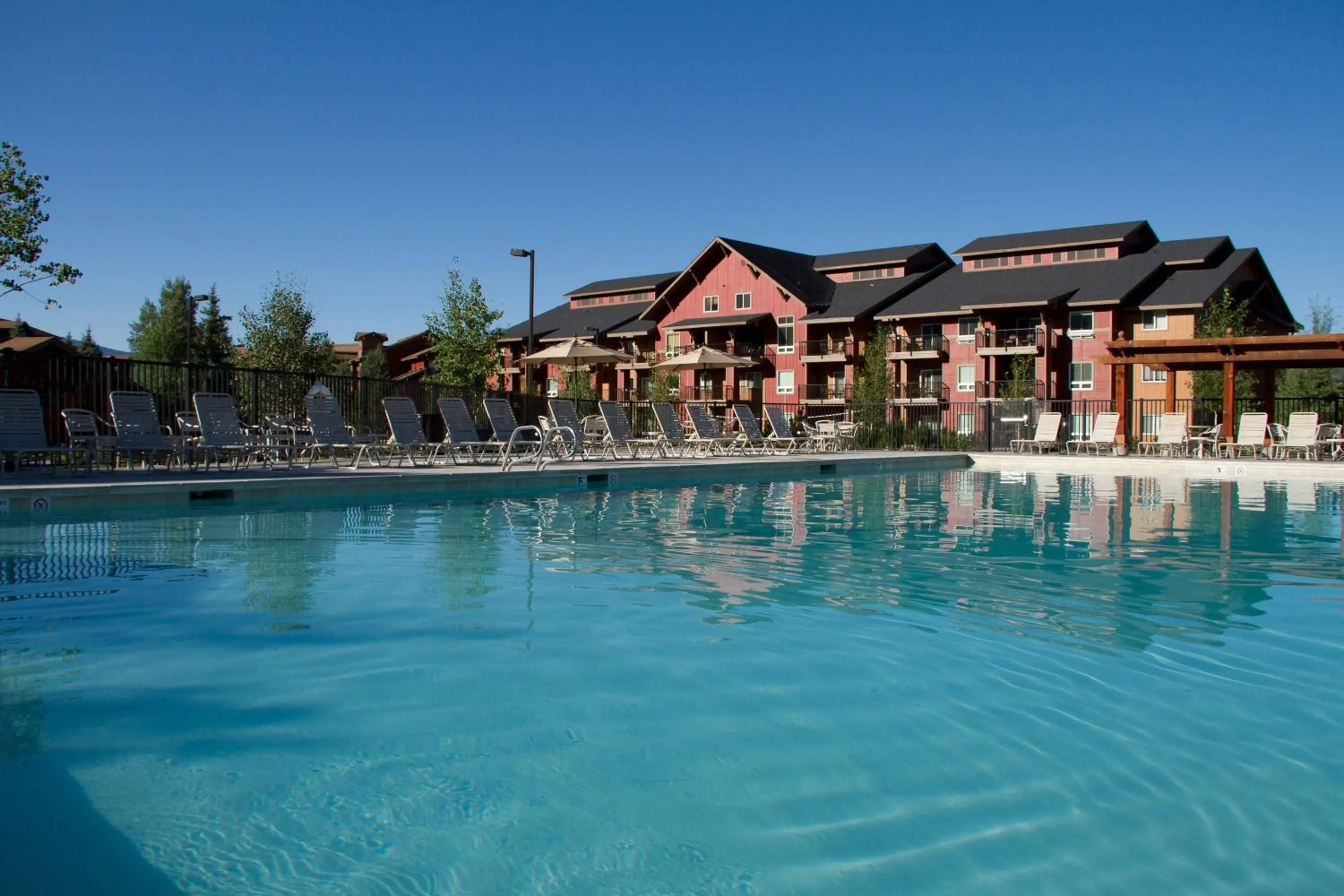 Property building, Swimming Pool in Club Wyndham Steamboat Springs