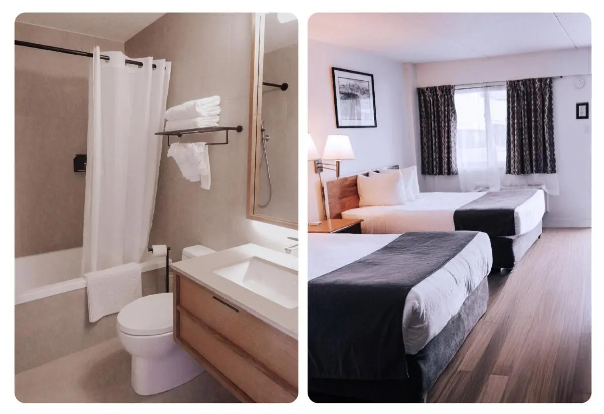 Bathroom, Bed in Sechelt inn