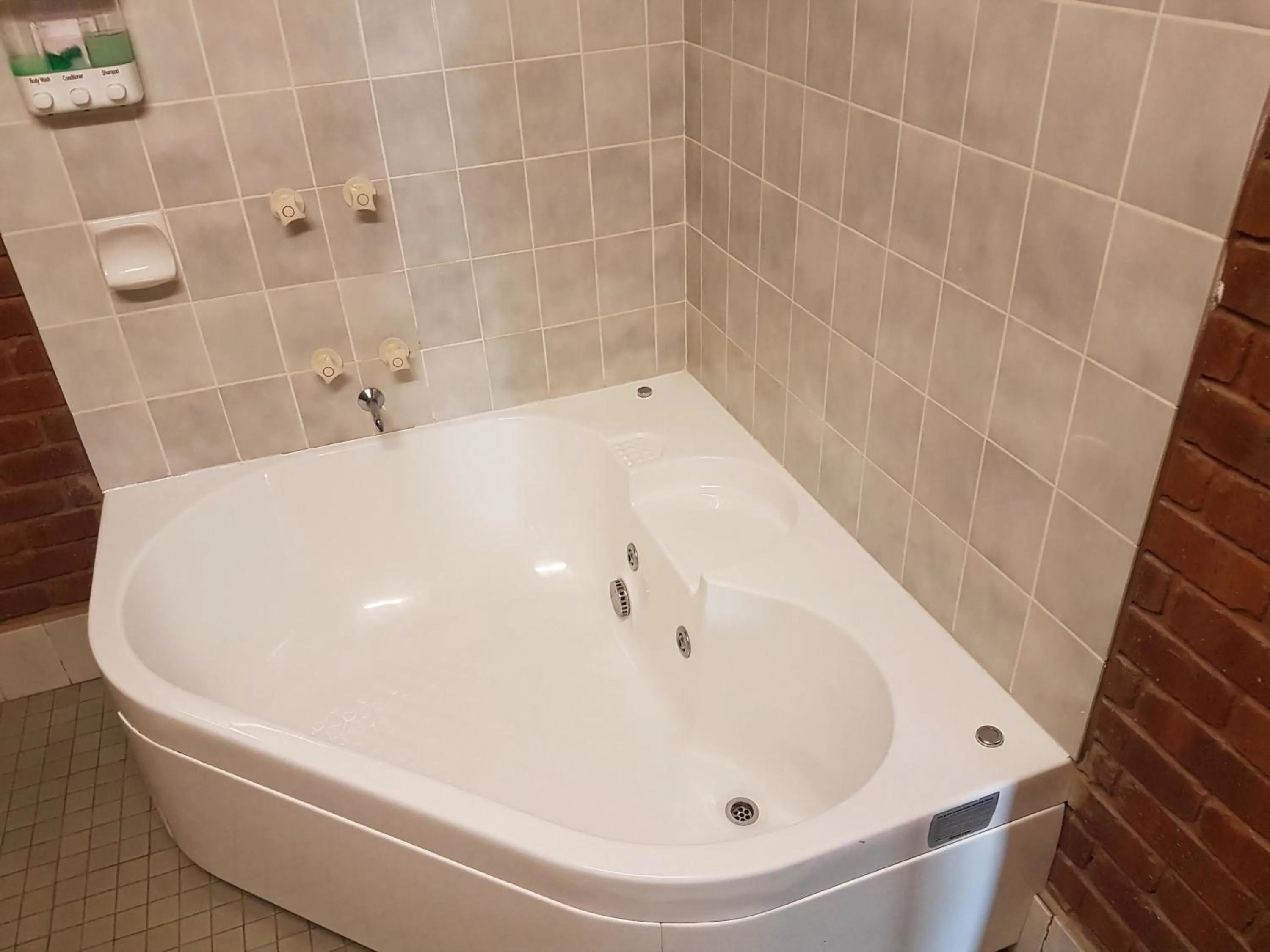 Shower in Fountain Court Motor Inn Albury