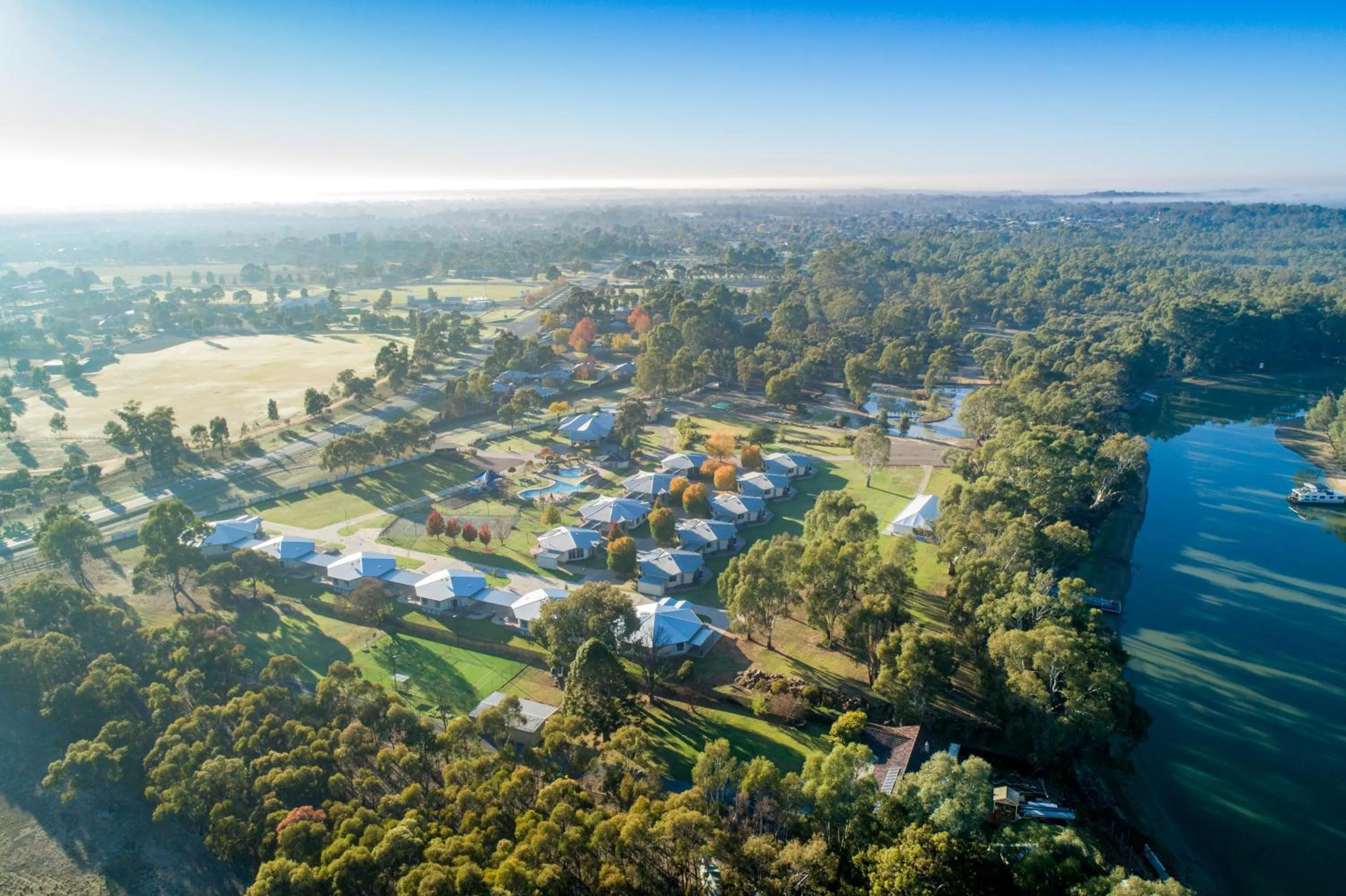 Bird's eye view in Tindarra Resort