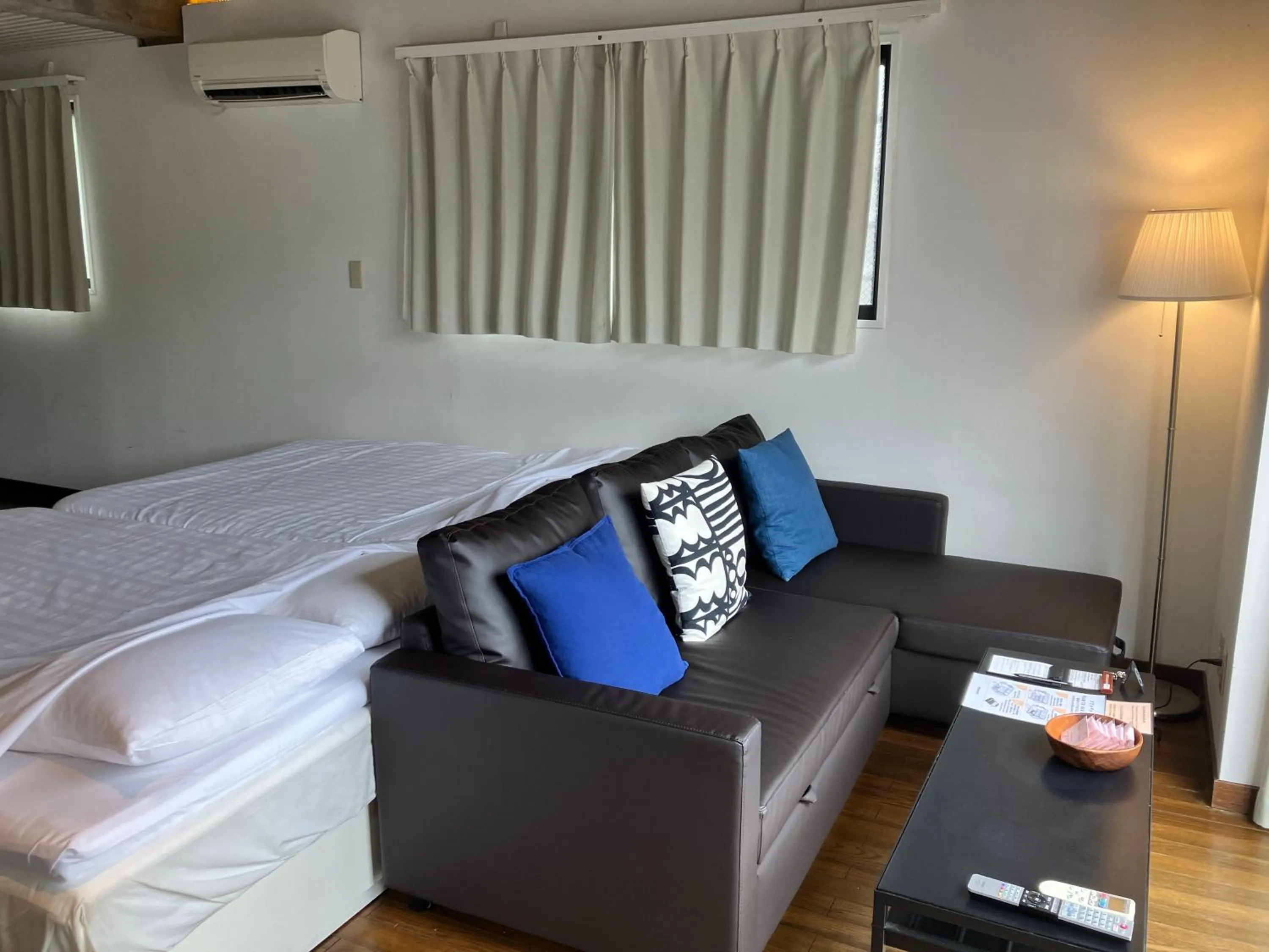 Bed in Ashinoko Port Villa MIRAHAKONE