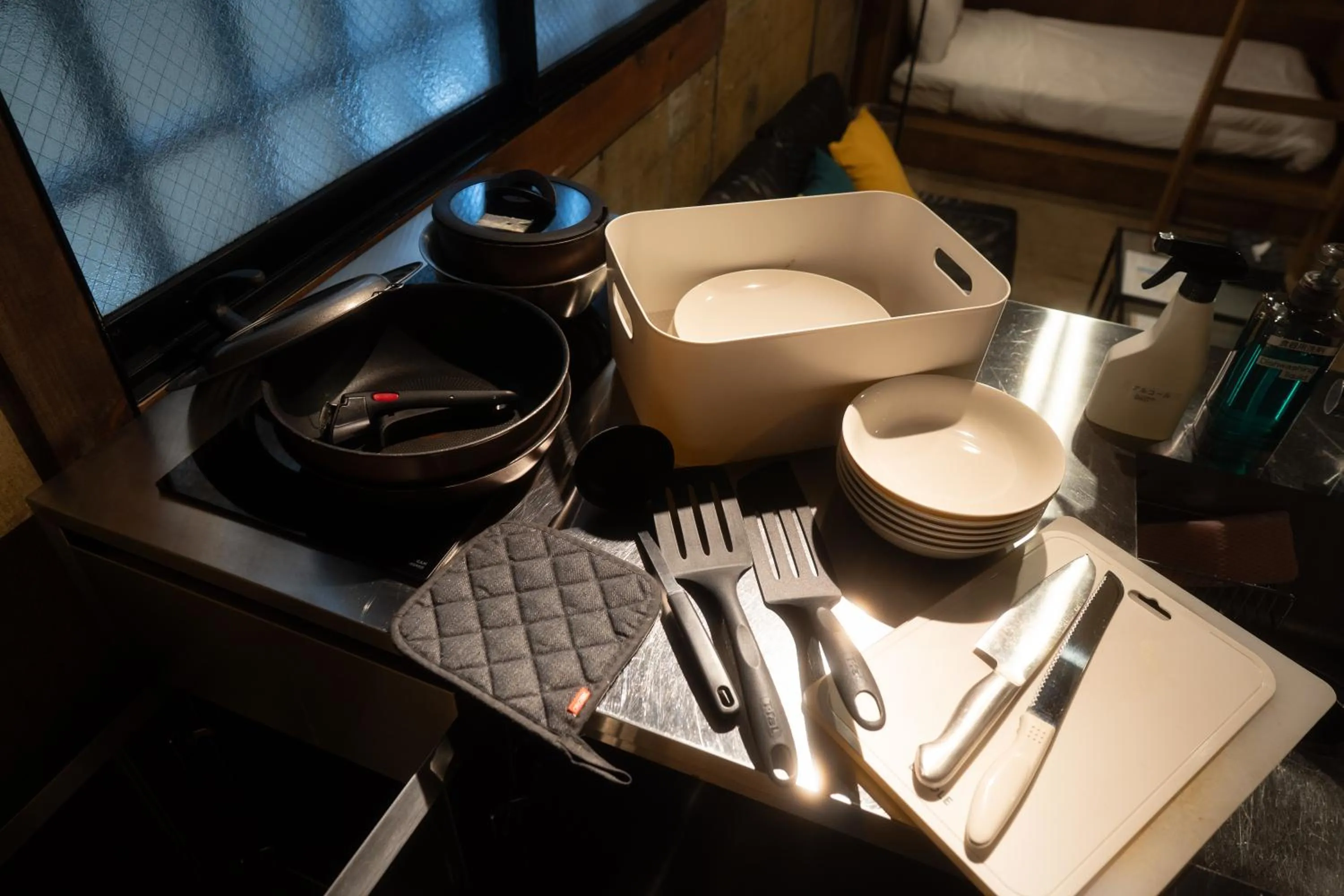 kitchen in Ashinoko Port Villa MIRAHAKONE