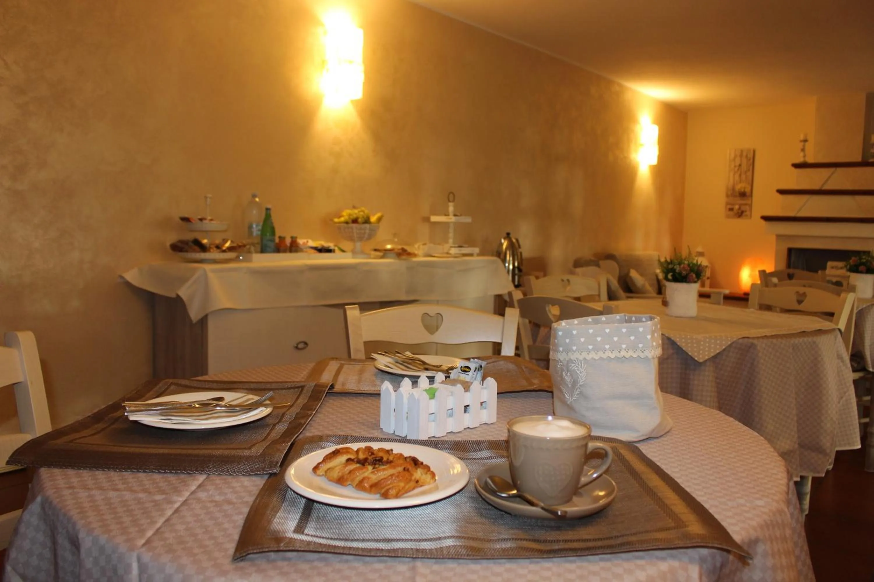 Breakfast in B&B Villa dei Cigni Reali