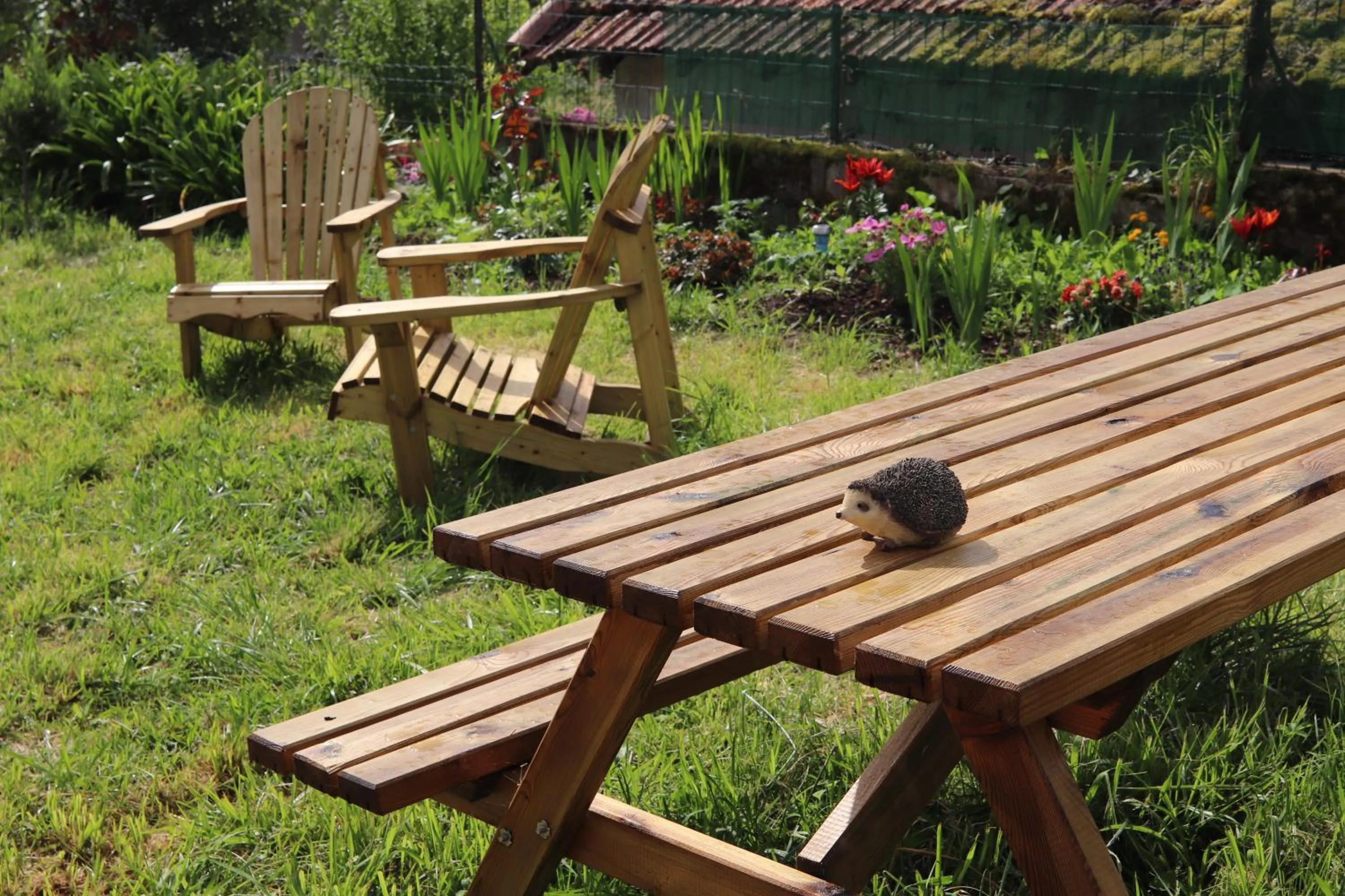 Garden in Chambres d'hôtes "HOR DAGO" près de la gare d'Hendaye avec le petit-déjeuner