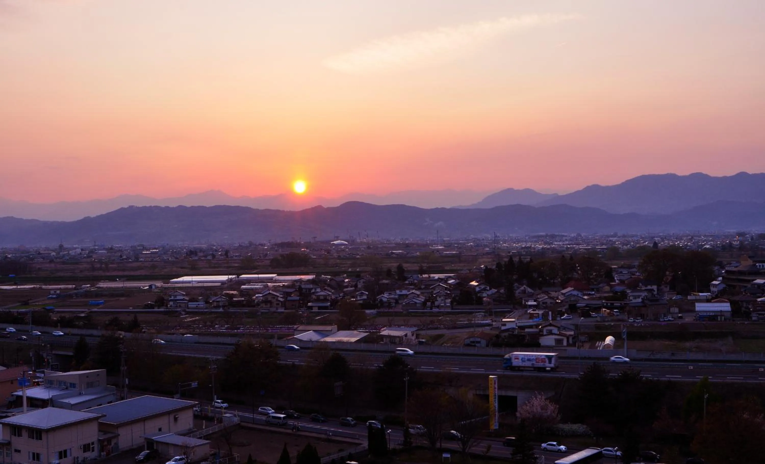 Mountain view in Royal Hotel NAGANO