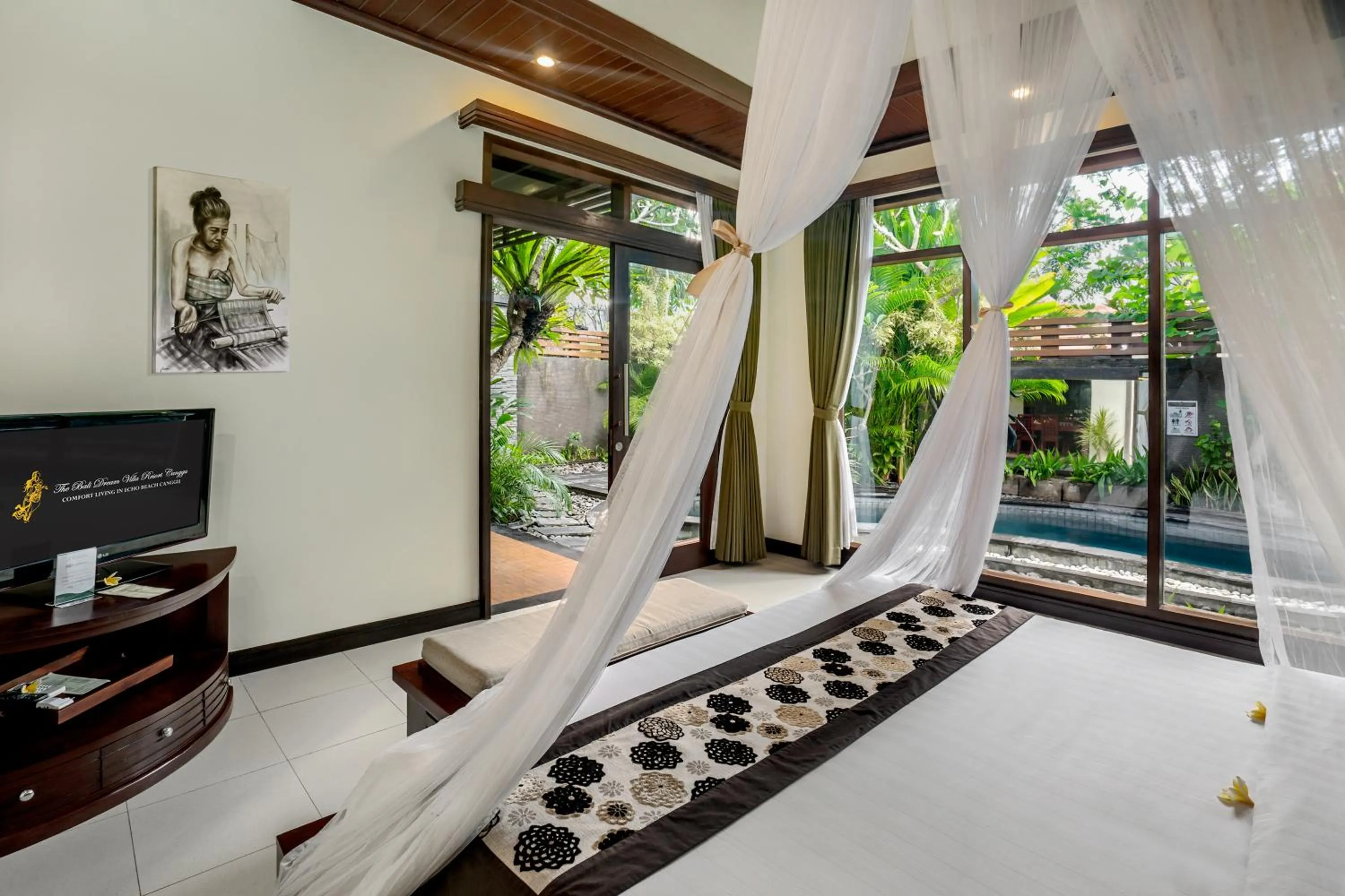 Bed in The Bali Dream Villa & Resort Echo Beach Canggu
