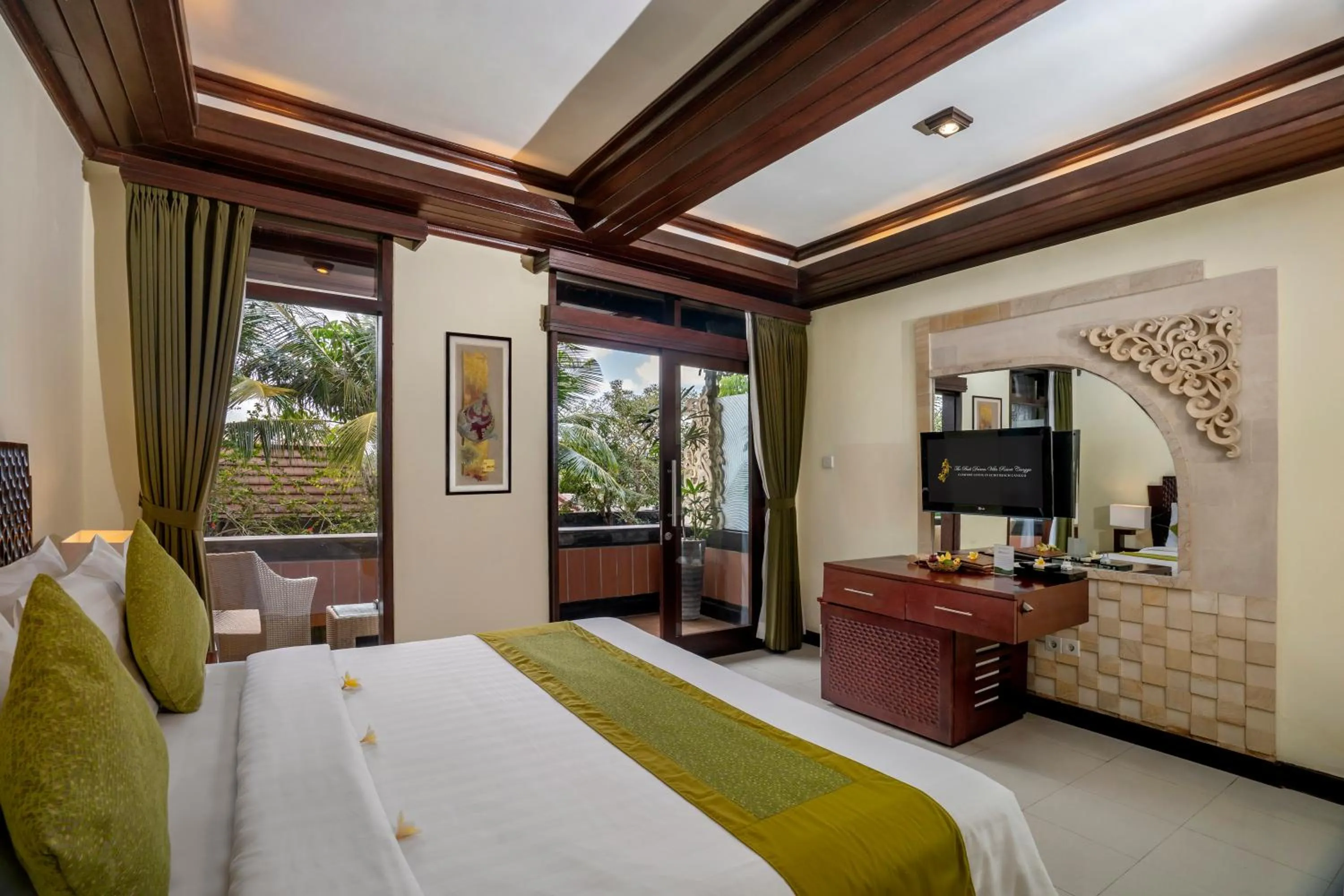 Communal lounge/ TV room, Bed in The Bali Dream Villa & Resort Echo Beach Canggu