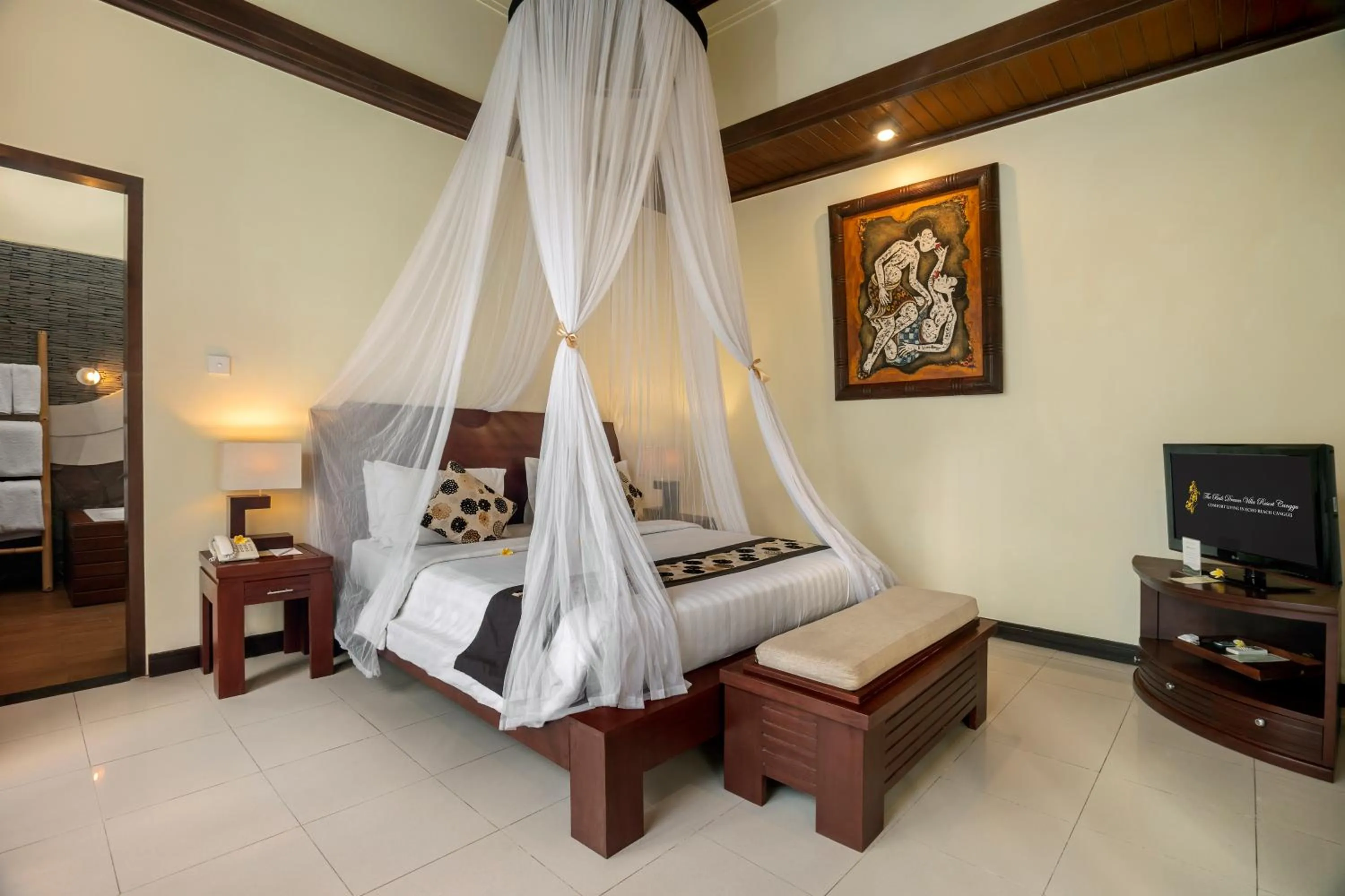 Bed in The Bali Dream Villa & Resort Echo Beach Canggu