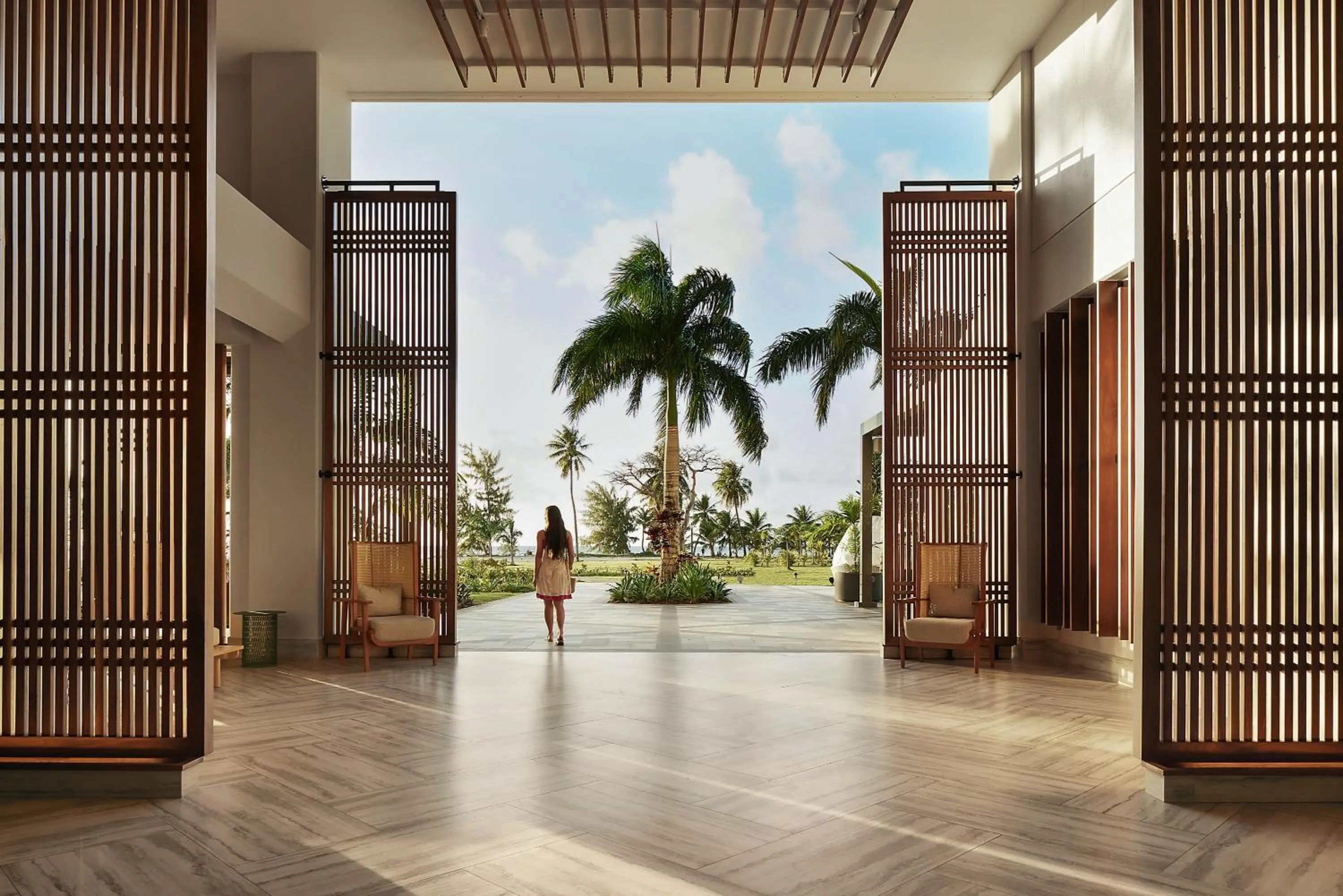 Property building in Crowne Plaza Resort Saipan