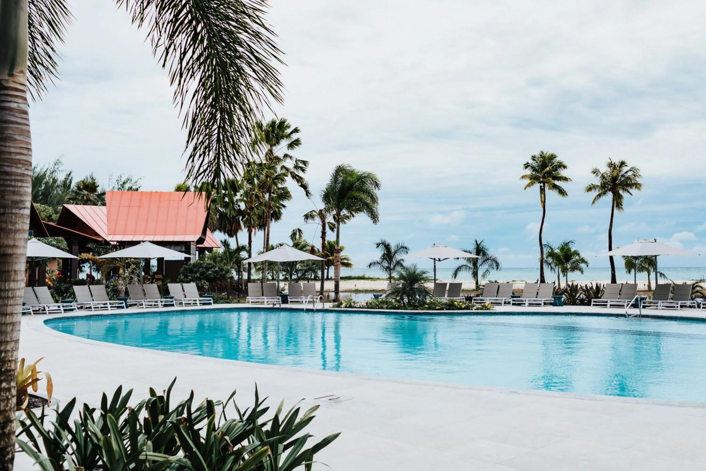 Swimming pool in Crowne Plaza Resort Saipan