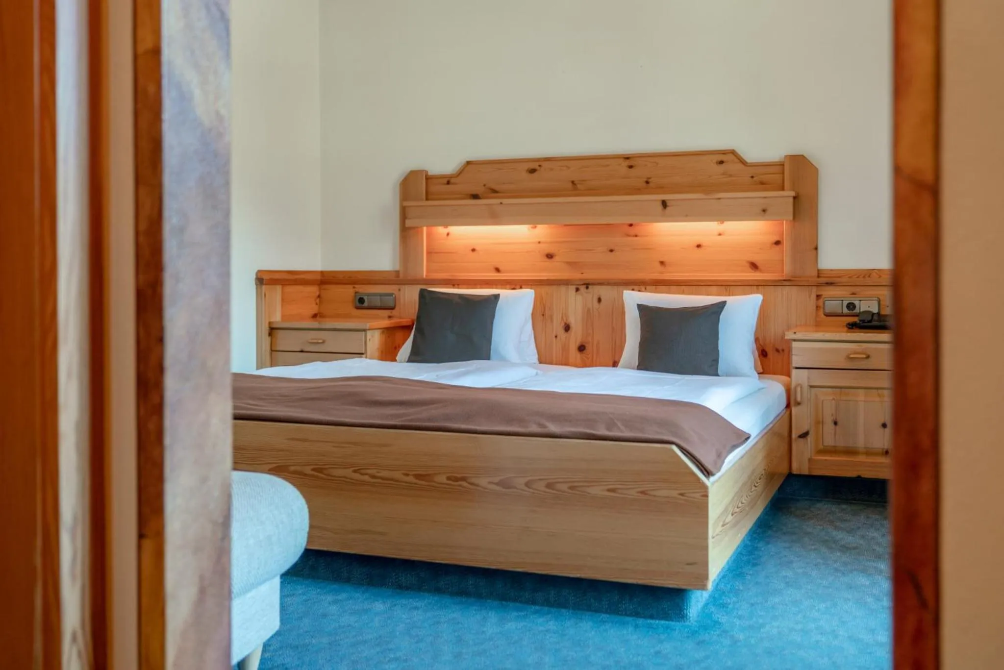 Photo of the whole room, Bed in Familienhotel Unterreith