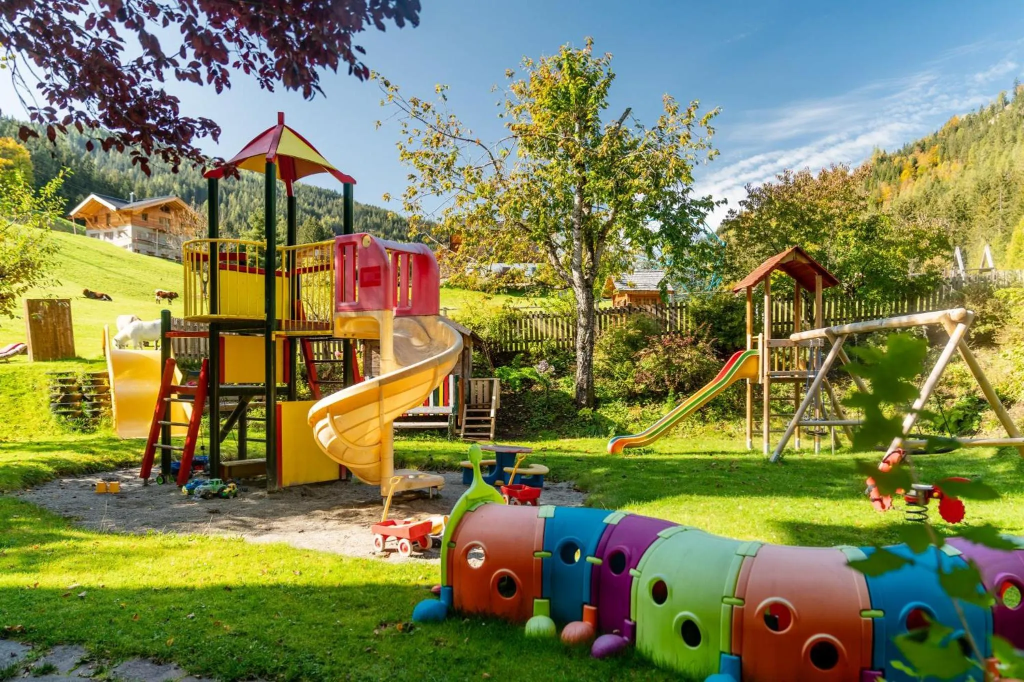Children play ground in Familienhotel Unterreith