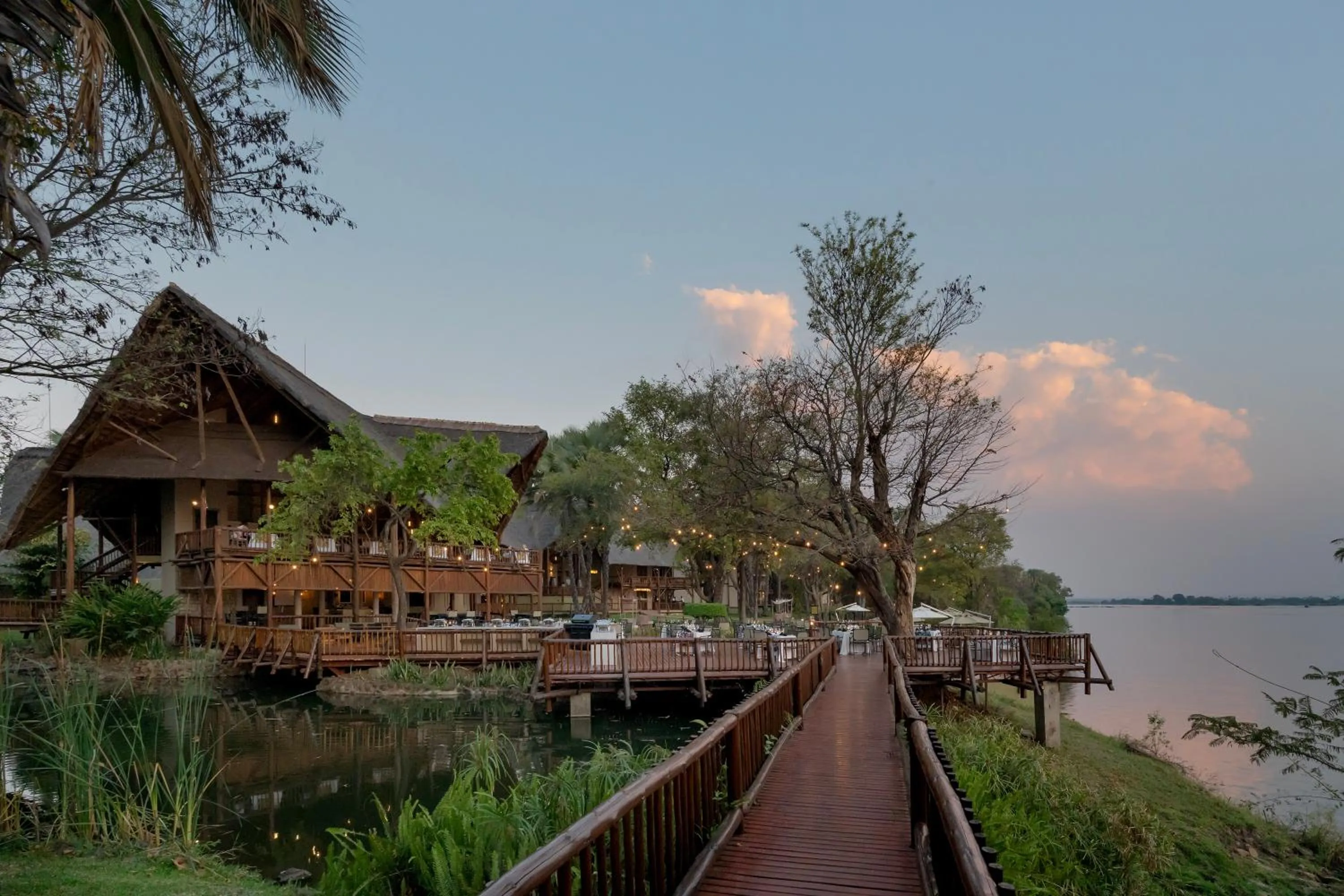 Property building in The David Livingstone Safari Lodge & Spa