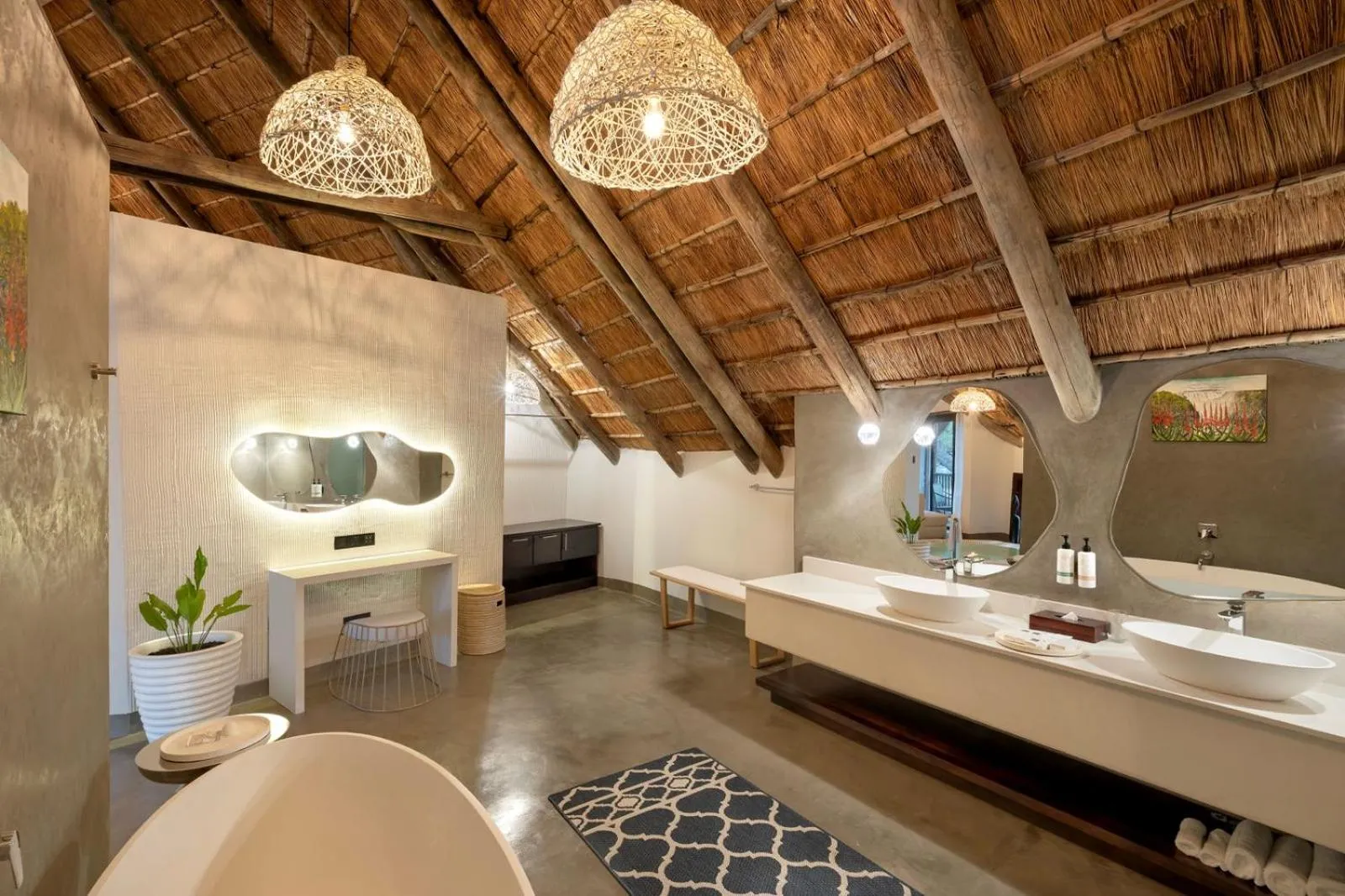 Bathroom in The David Livingstone Safari Lodge & Spa